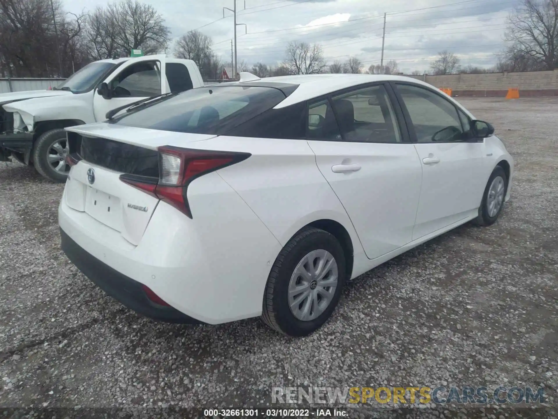 4 Photograph of a damaged car JTDKARFU3K3069352 TOYOTA PRIUS 2019