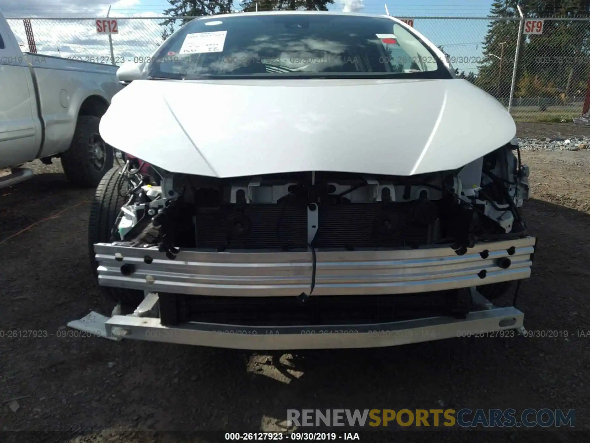 6 Photograph of a damaged car JTDKARFU3K3071327 TOYOTA PRIUS 2019