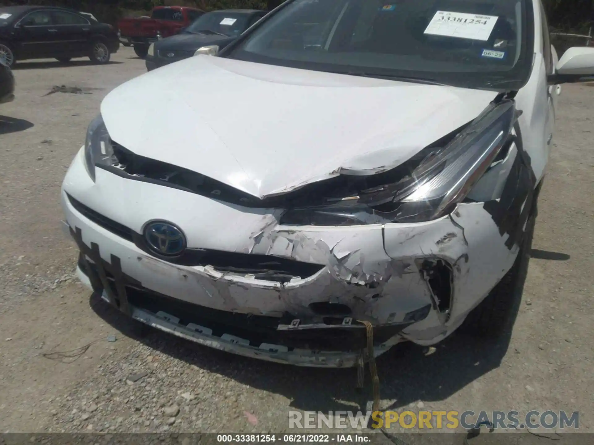 6 Photograph of a damaged car JTDKARFU3K3071957 TOYOTA PRIUS 2019