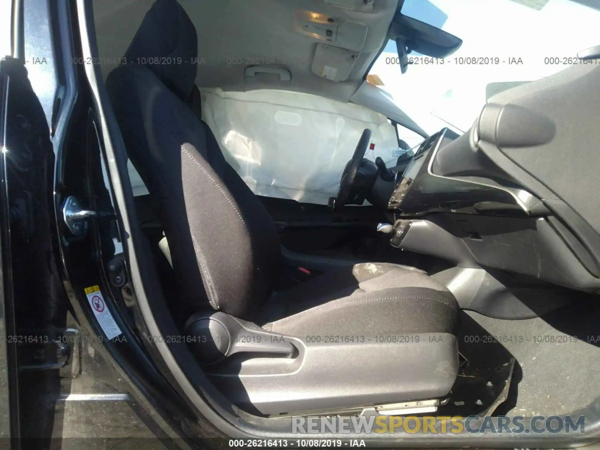 5 Photograph of a damaged car JTDKARFU3K3072803 TOYOTA PRIUS 2019