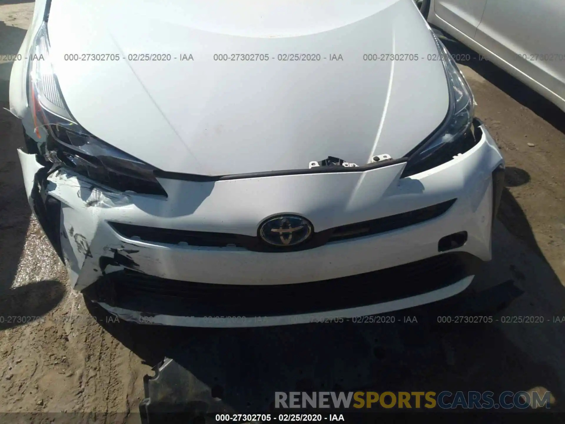 6 Photograph of a damaged car JTDKARFU3K3073627 TOYOTA PRIUS 2019