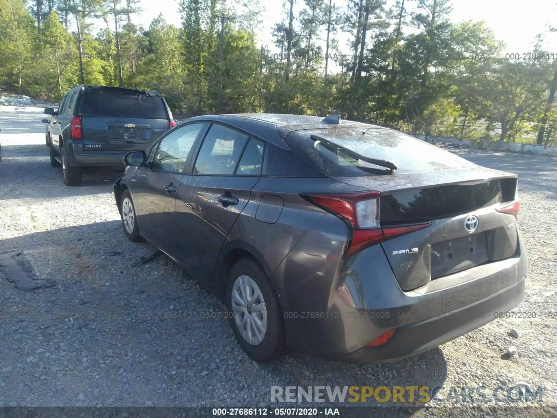 3 Photograph of a damaged car JTDKARFU3K3073840 TOYOTA PRIUS 2019