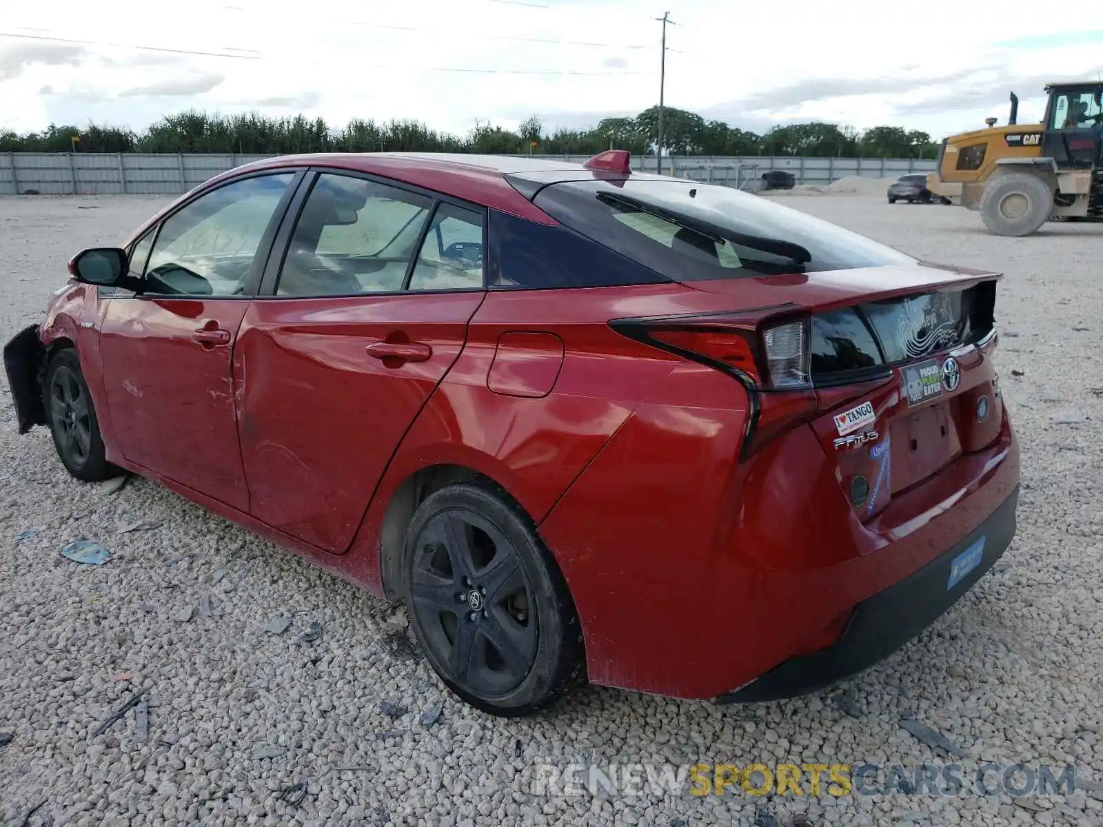 3 Photograph of a damaged car JTDKARFU3K3075149 TOYOTA PRIUS 2019