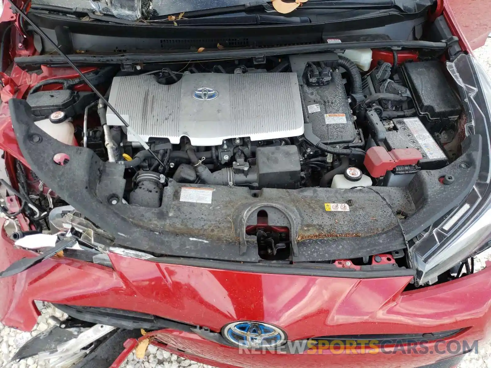 7 Photograph of a damaged car JTDKARFU3K3075149 TOYOTA PRIUS 2019