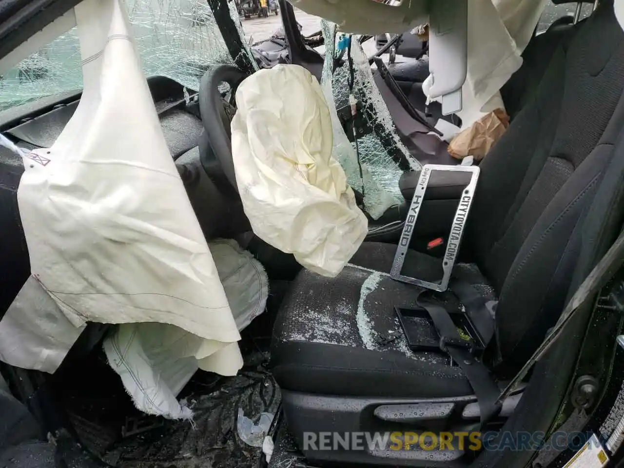 7 Фотография поврежденного автомобиля JTDKARFU3K3075314 TOYOTA PRIUS 2019