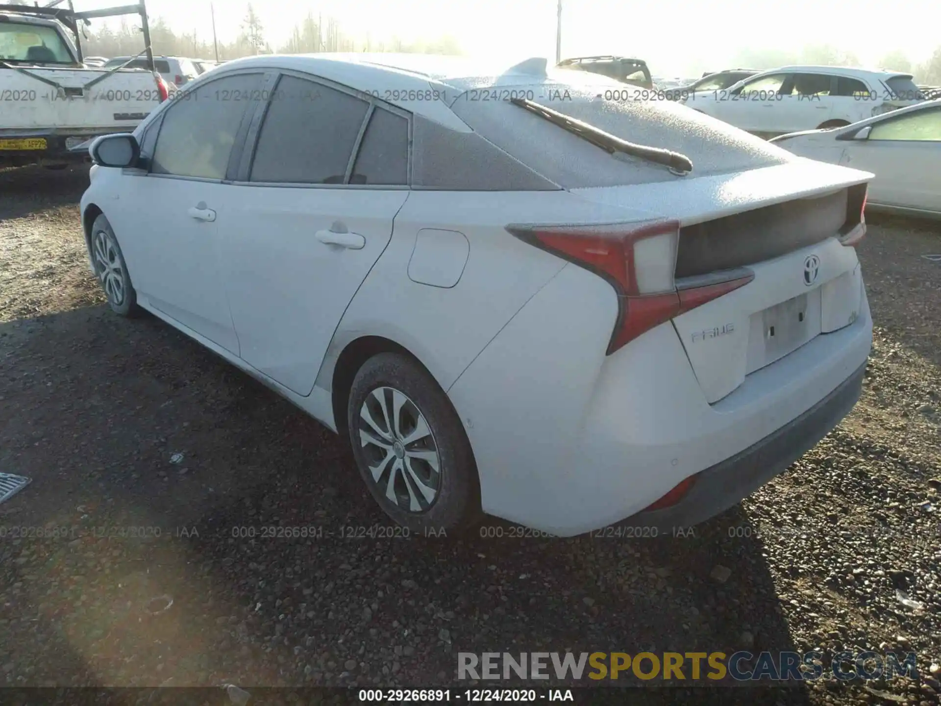 3 Photograph of a damaged car JTDKARFU3K3075667 TOYOTA PRIUS 2019