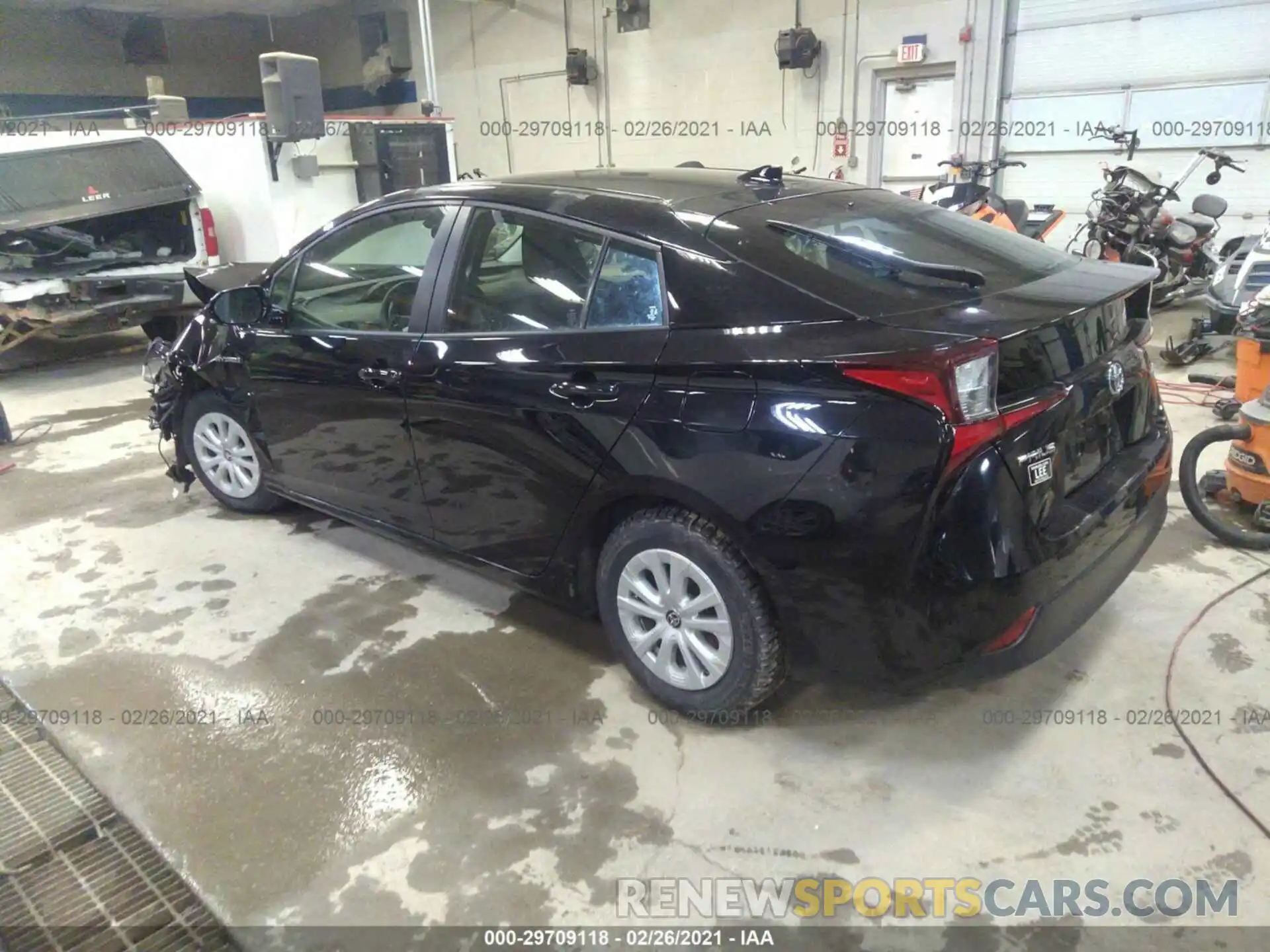 3 Photograph of a damaged car JTDKARFU3K3075796 TOYOTA PRIUS 2019