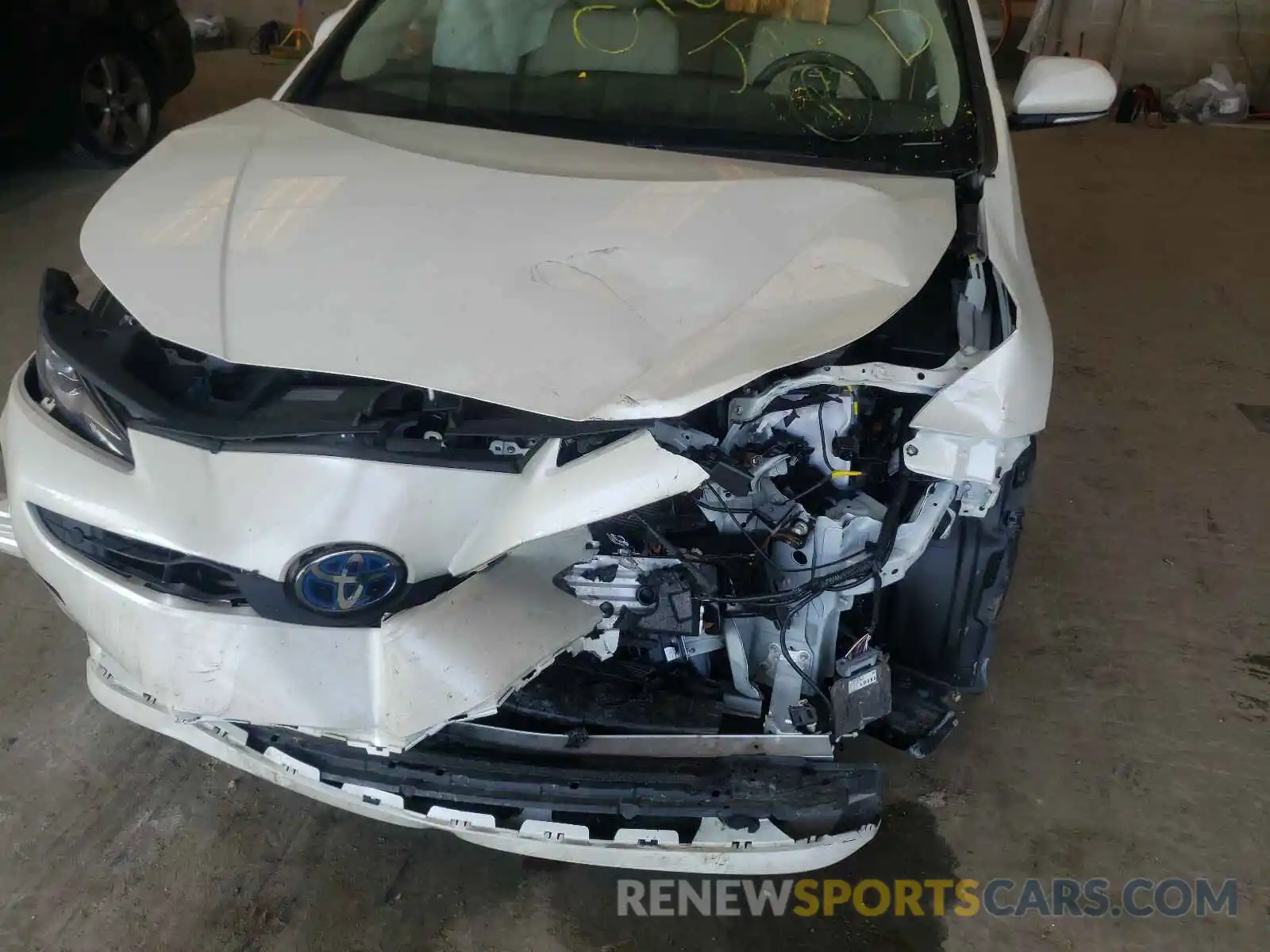 9 Photograph of a damaged car JTDKARFU3K3076155 TOYOTA PRIUS 2019