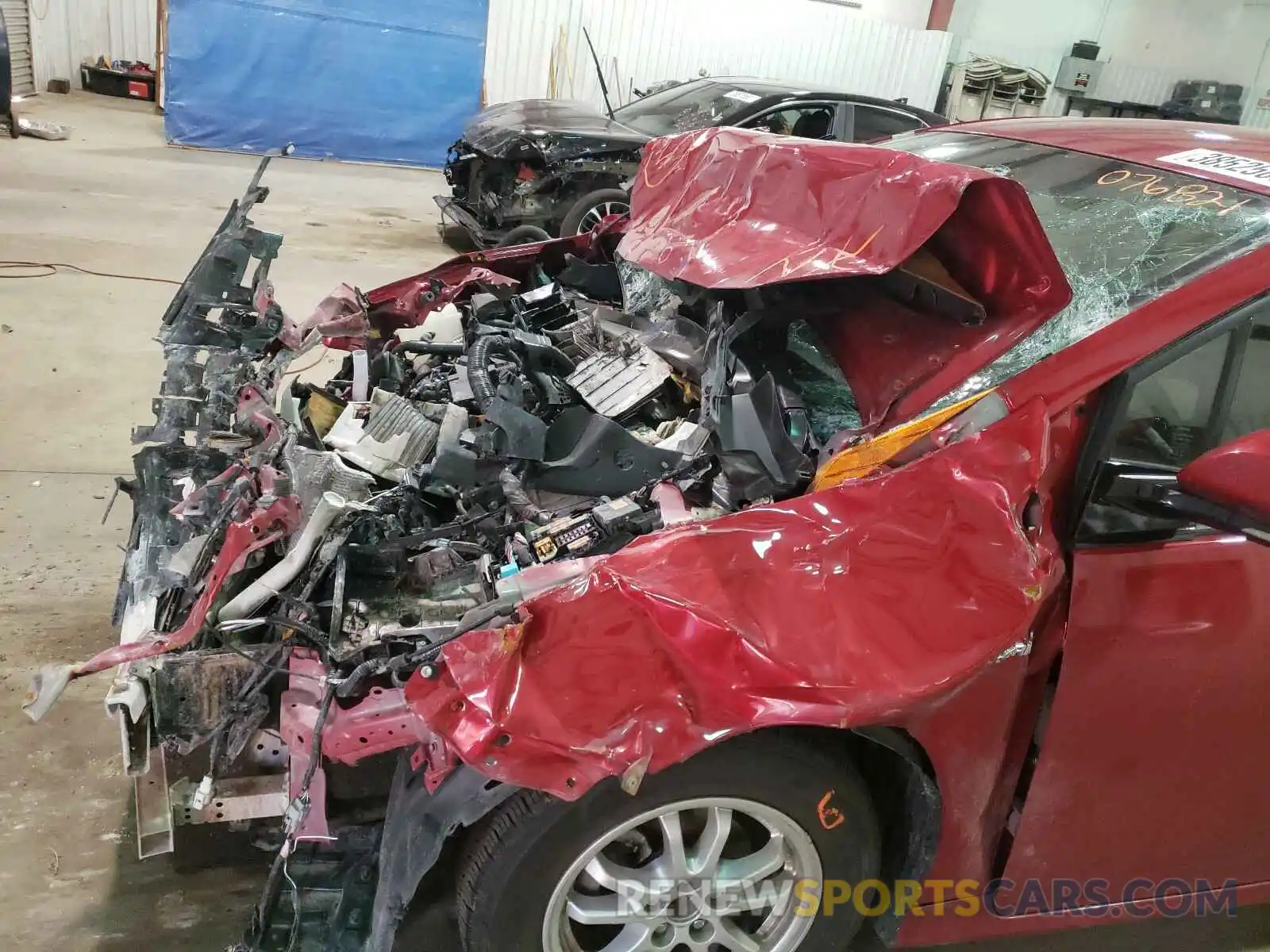 9 Photograph of a damaged car JTDKARFU3K3076821 TOYOTA PRIUS 2019
