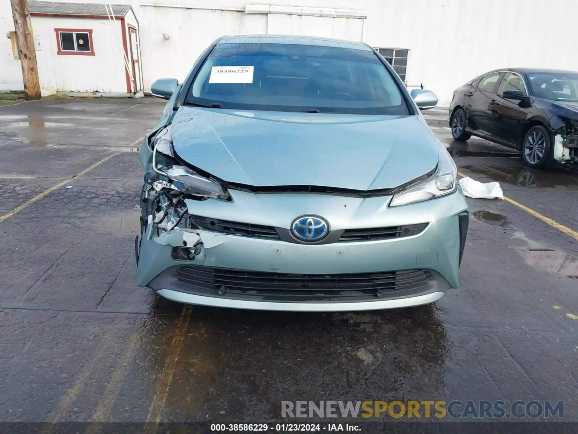 12 Photograph of a damaged car JTDKARFU3K3077239 TOYOTA PRIUS 2019