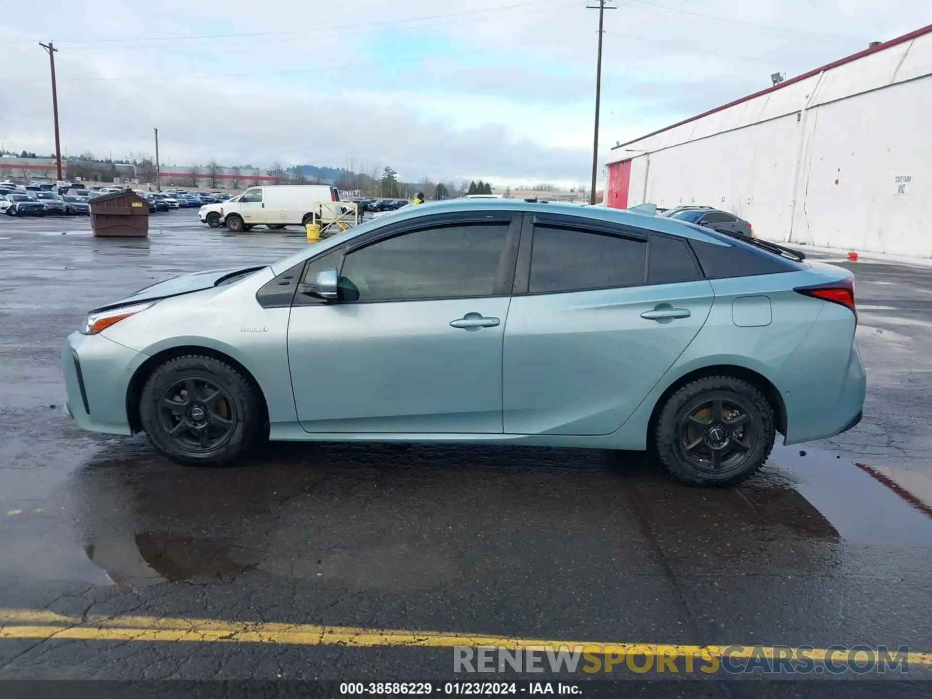 14 Photograph of a damaged car JTDKARFU3K3077239 TOYOTA PRIUS 2019