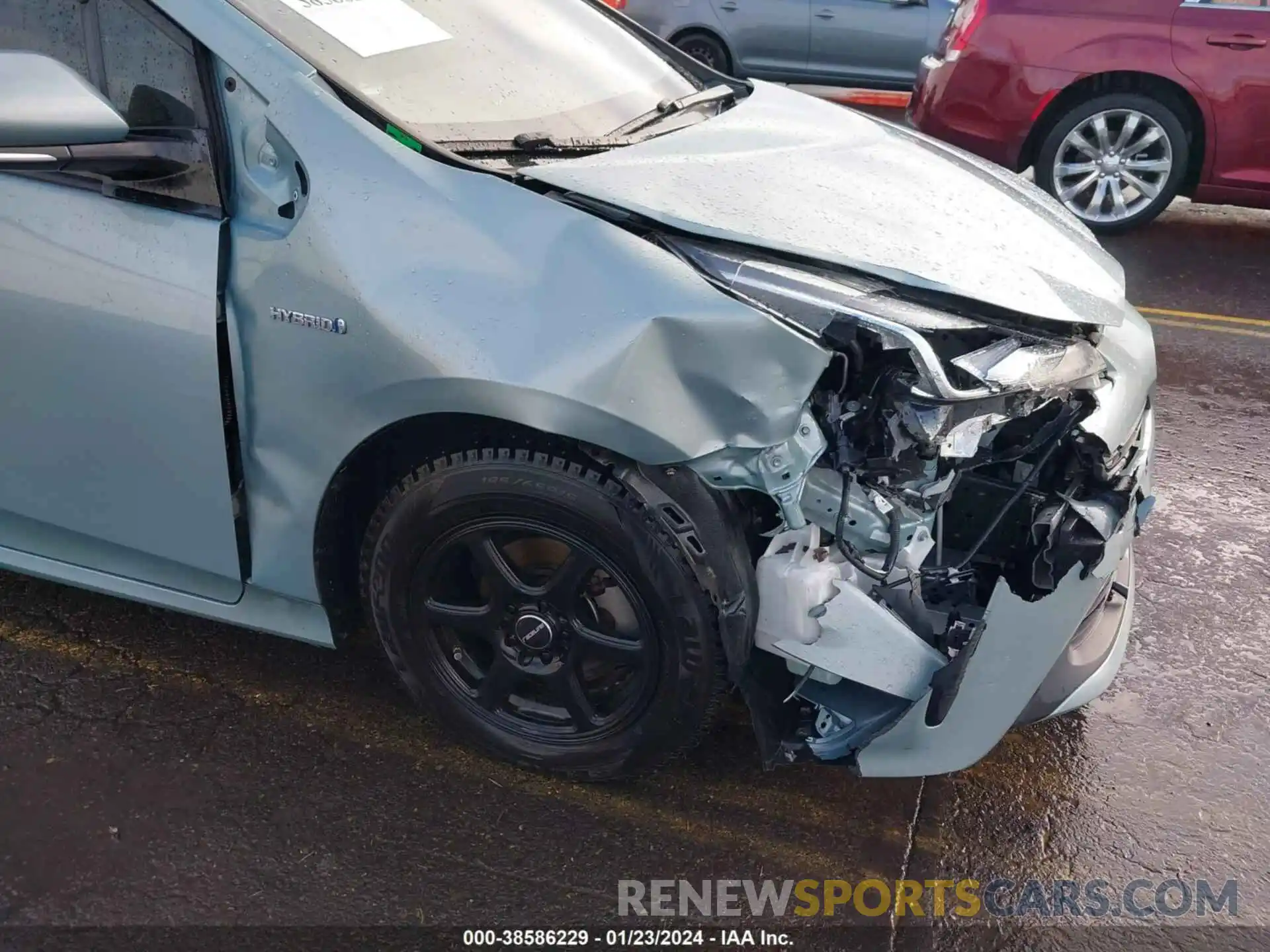 6 Photograph of a damaged car JTDKARFU3K3077239 TOYOTA PRIUS 2019