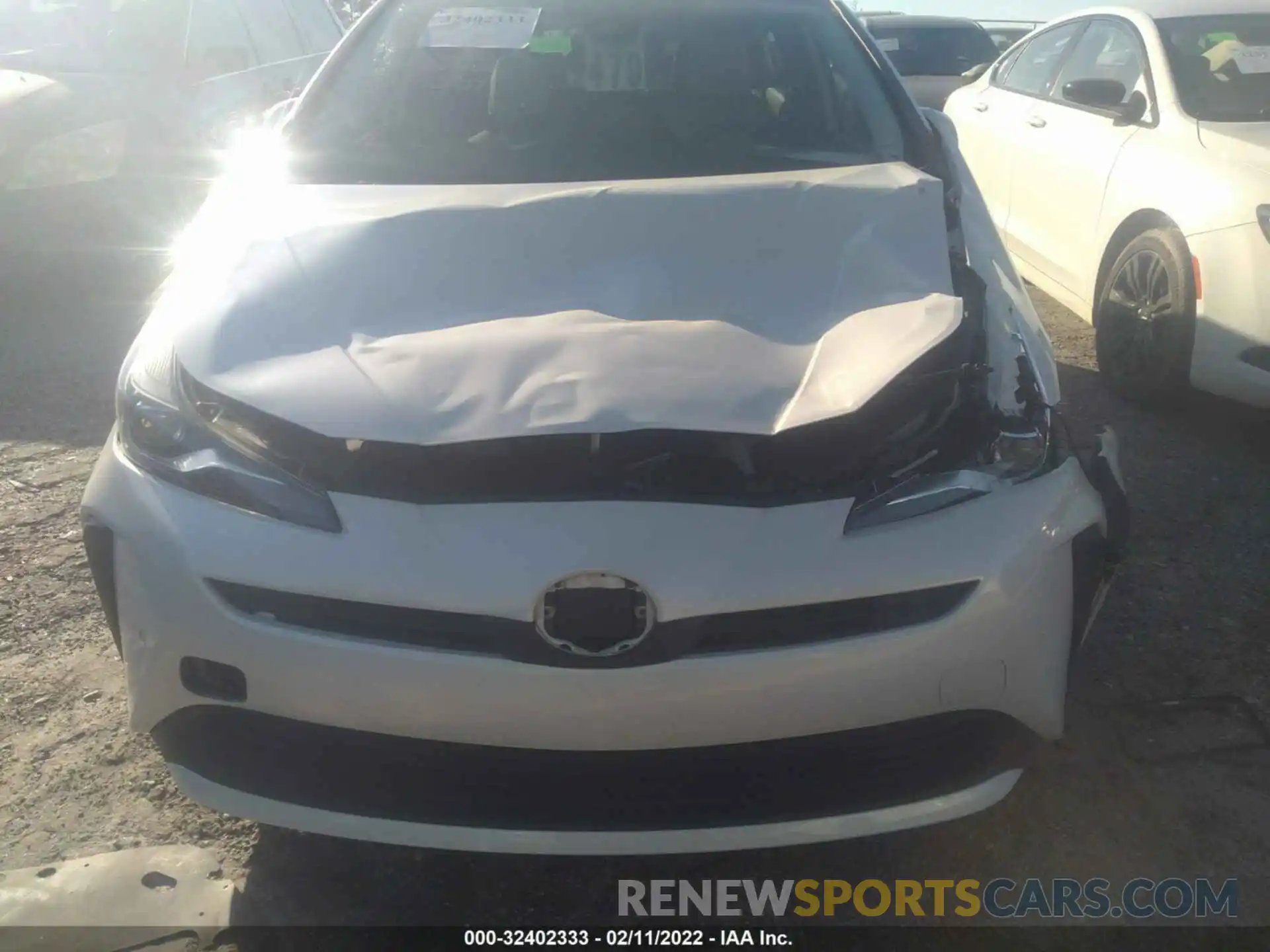 6 Photograph of a damaged car JTDKARFU3K3078830 TOYOTA PRIUS 2019