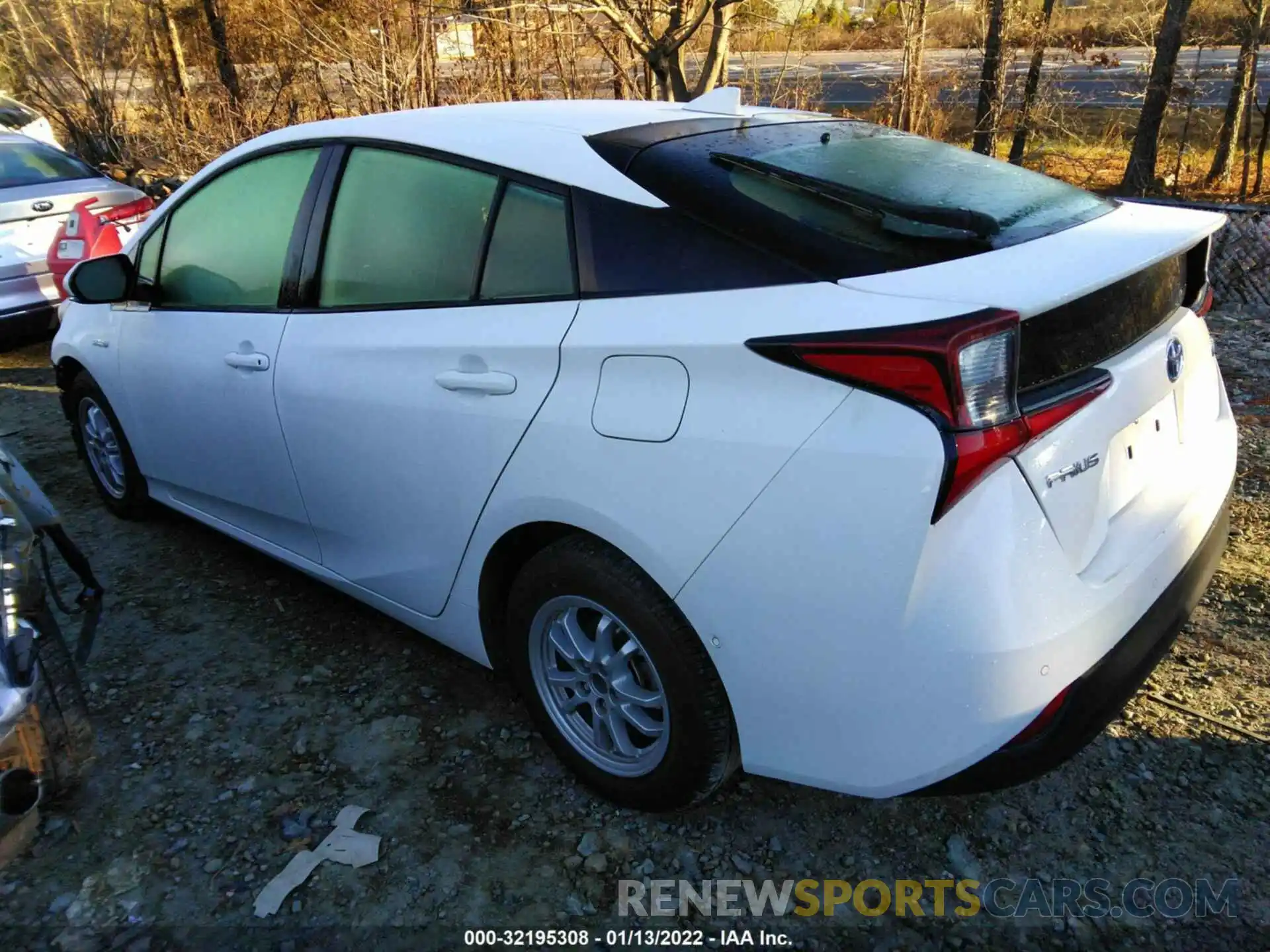 3 Photograph of a damaged car JTDKARFU3K3080240 TOYOTA PRIUS 2019