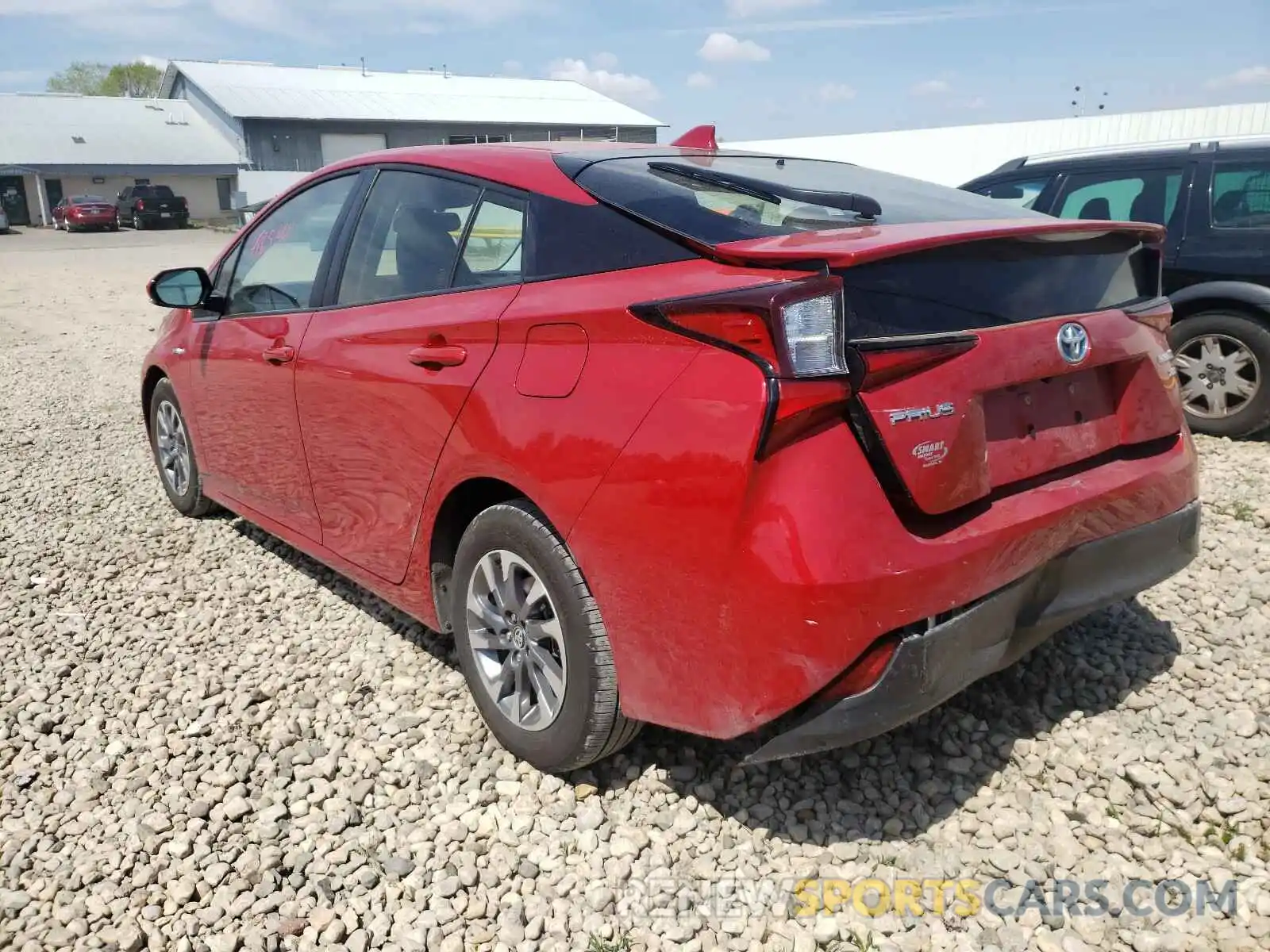 3 Photograph of a damaged car JTDKARFU3K3080576 TOYOTA PRIUS 2019