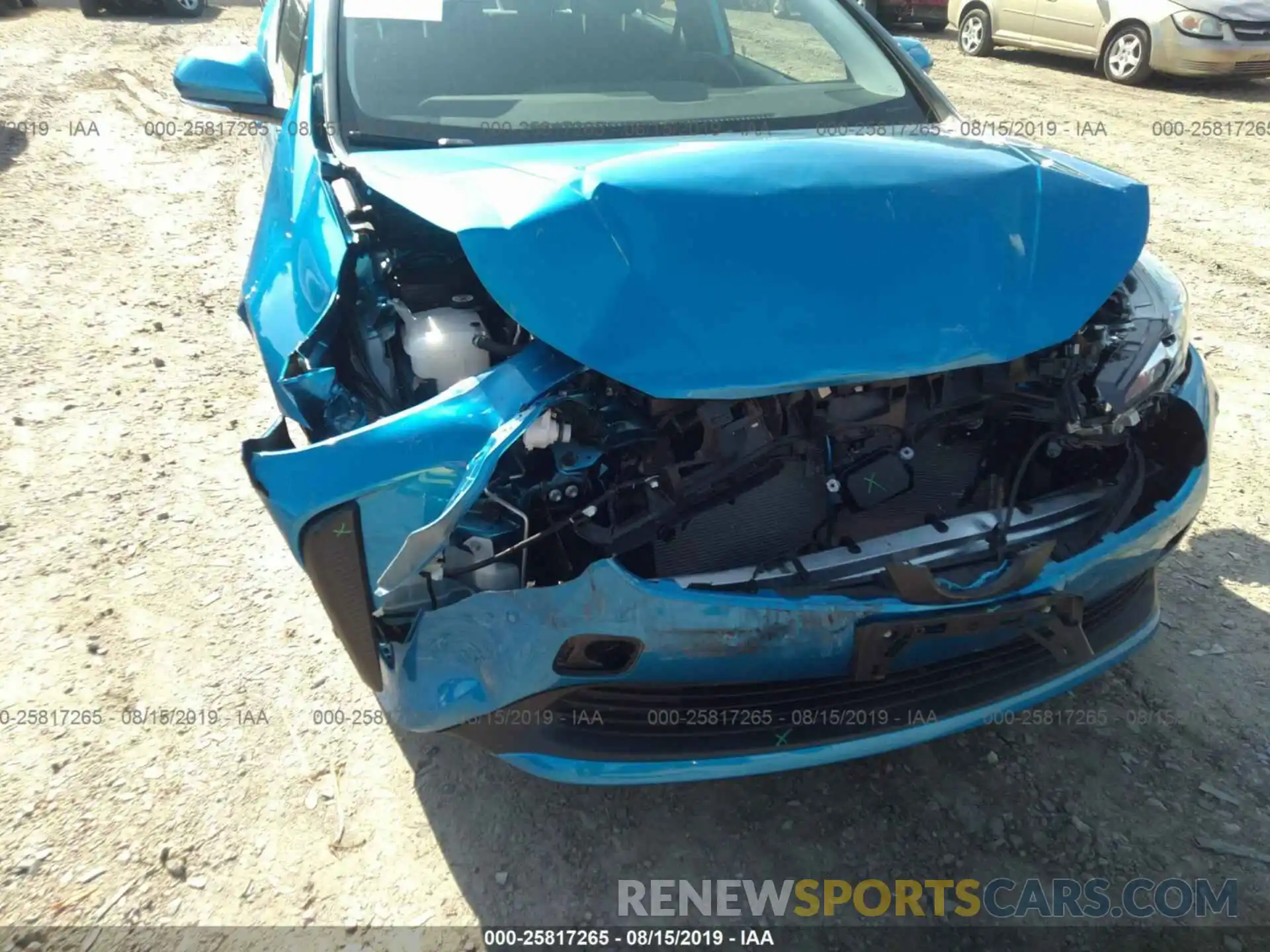 6 Photograph of a damaged car JTDKARFU3K3081002 TOYOTA PRIUS 2019