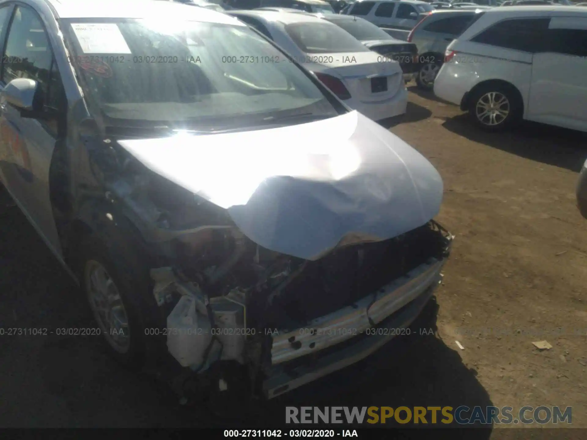 6 Photograph of a damaged car JTDKARFU3K3081033 TOYOTA PRIUS 2019