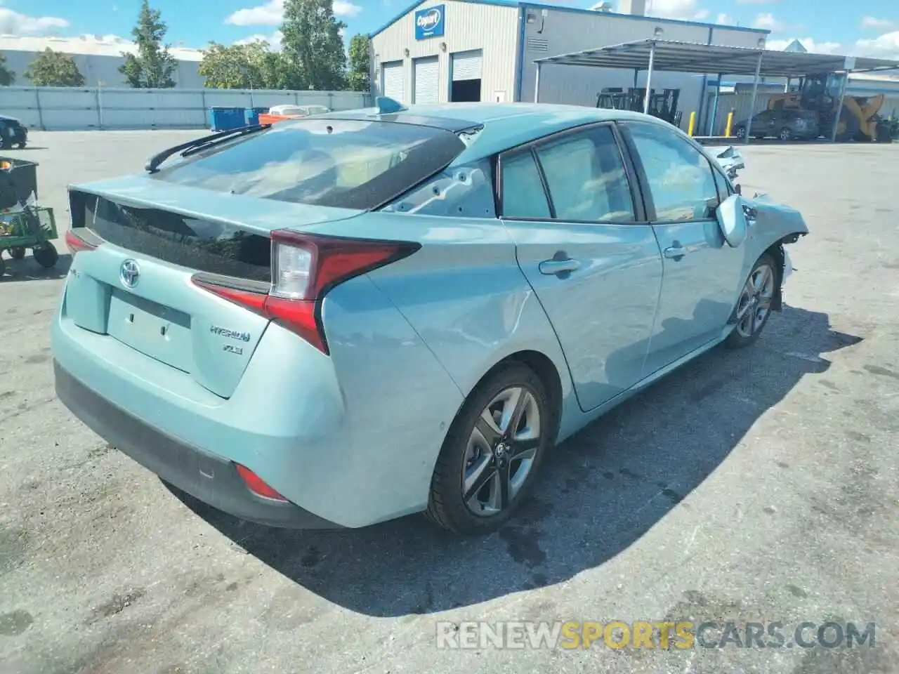 4 Photograph of a damaged car JTDKARFU3K3081310 TOYOTA PRIUS 2019