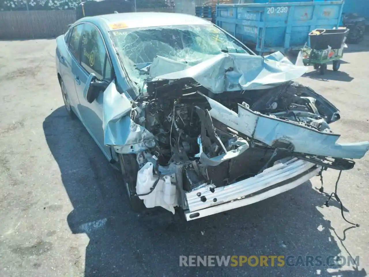 9 Photograph of a damaged car JTDKARFU3K3081310 TOYOTA PRIUS 2019