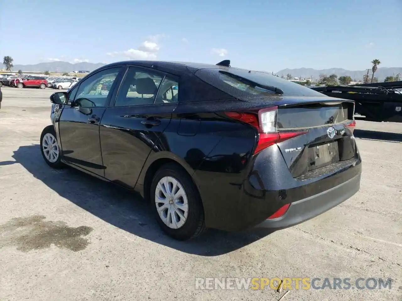 3 Photograph of a damaged car JTDKARFU3K3081890 TOYOTA PRIUS 2019