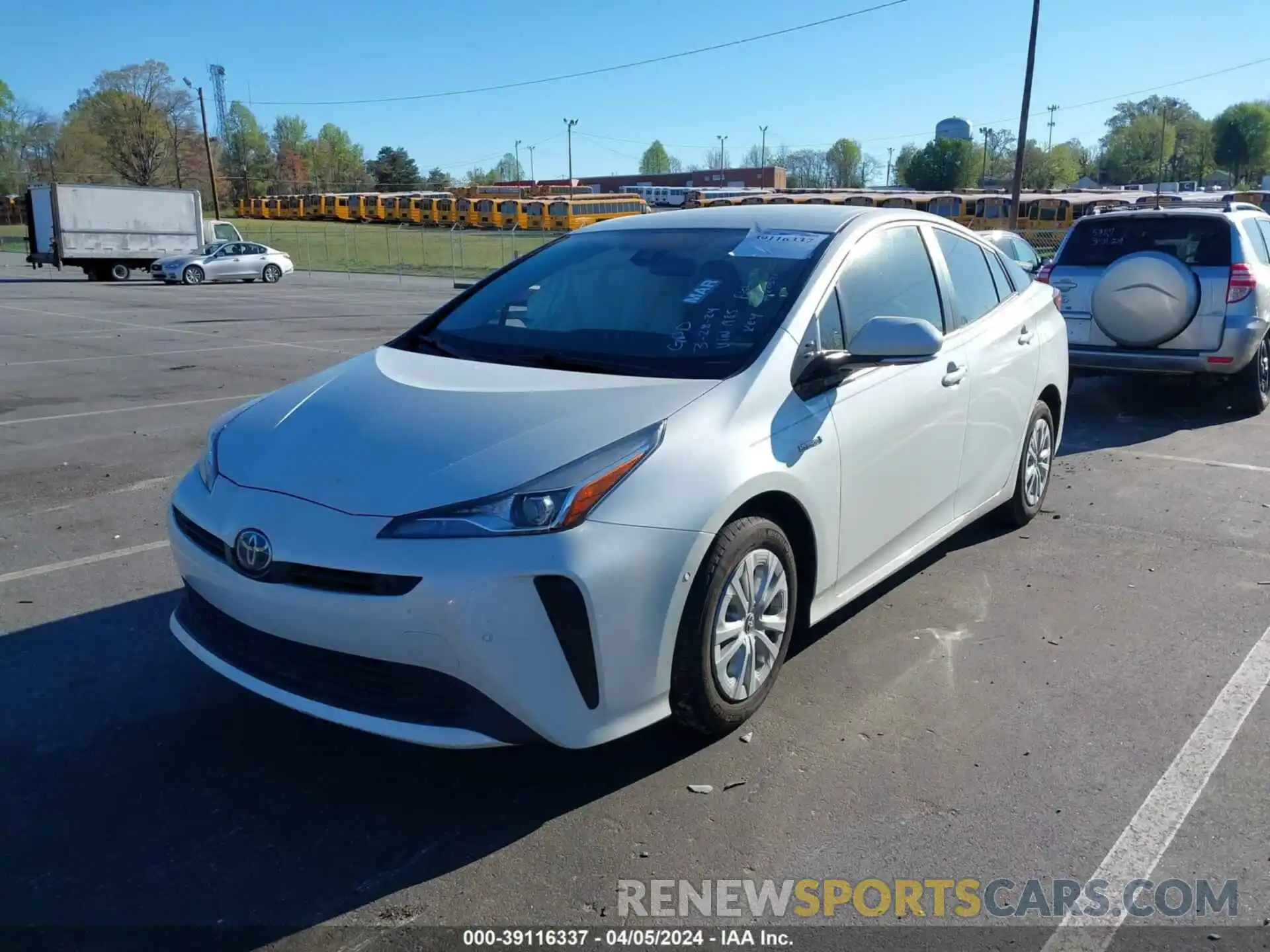 2 Photograph of a damaged car JTDKARFU3K3081985 TOYOTA PRIUS 2019