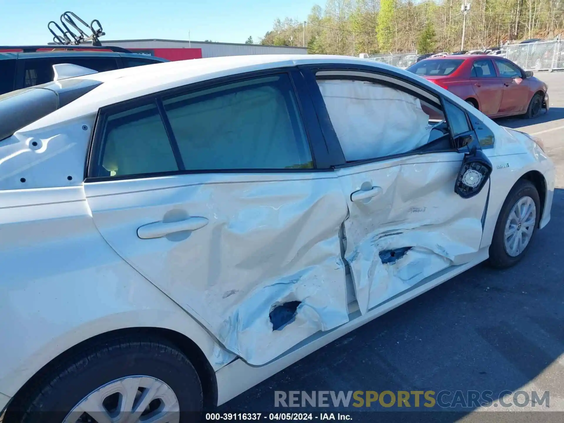 6 Photograph of a damaged car JTDKARFU3K3081985 TOYOTA PRIUS 2019