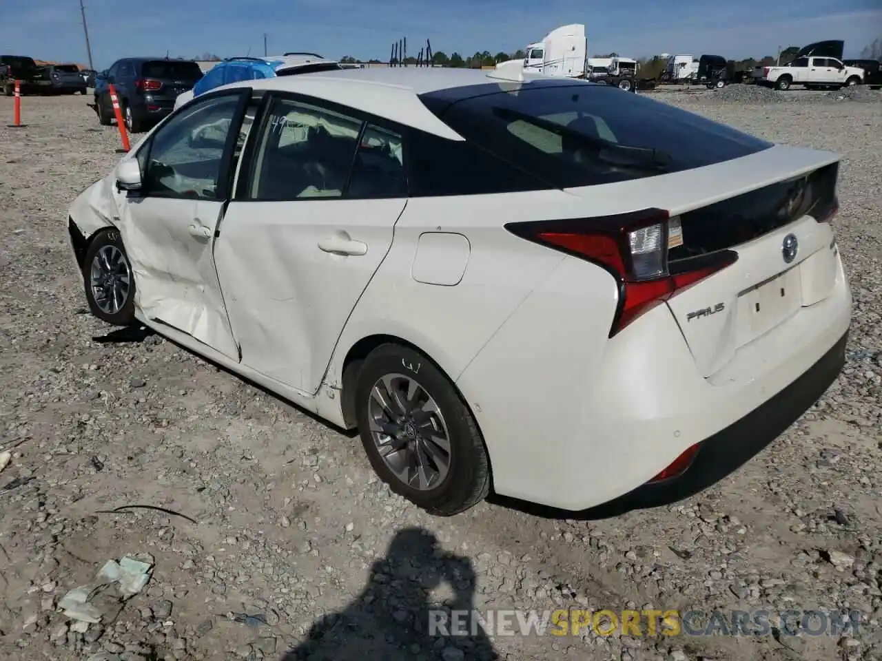 3 Photograph of a damaged car JTDKARFU3K3082229 TOYOTA PRIUS 2019