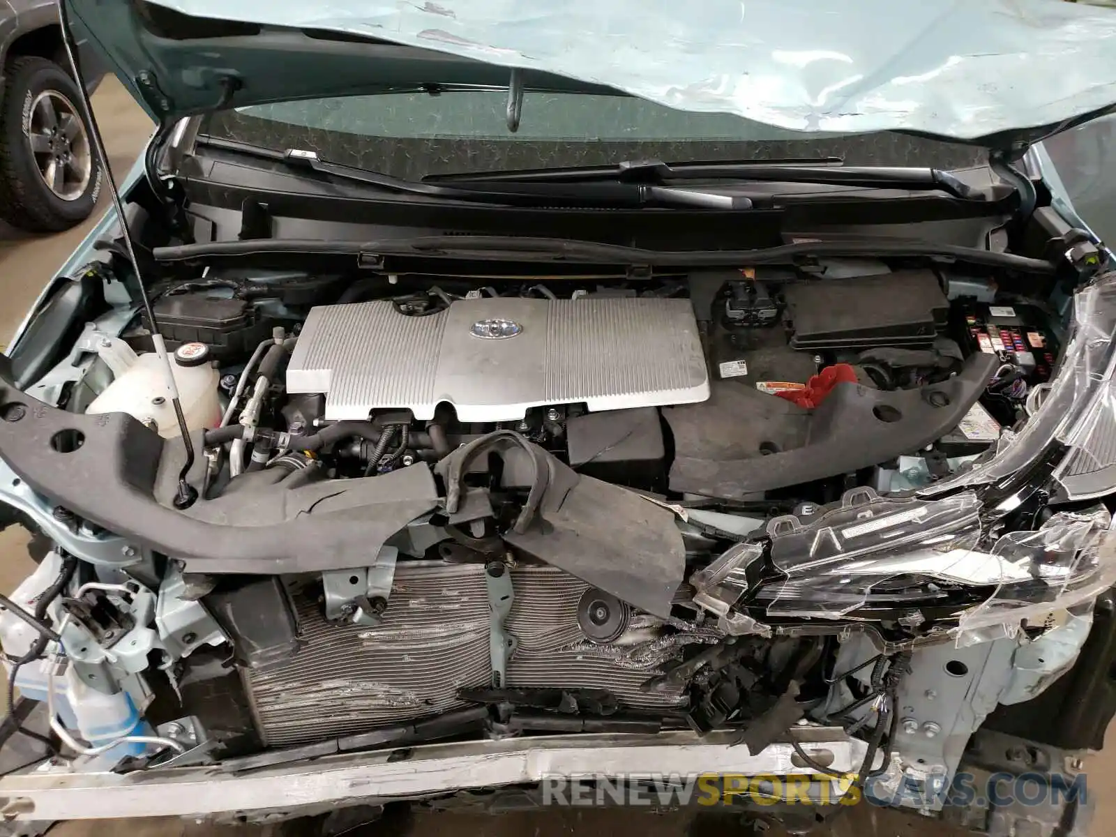 7 Фотография поврежденного автомобиля JTDKARFU3K3082716 TOYOTA PRIUS 2019