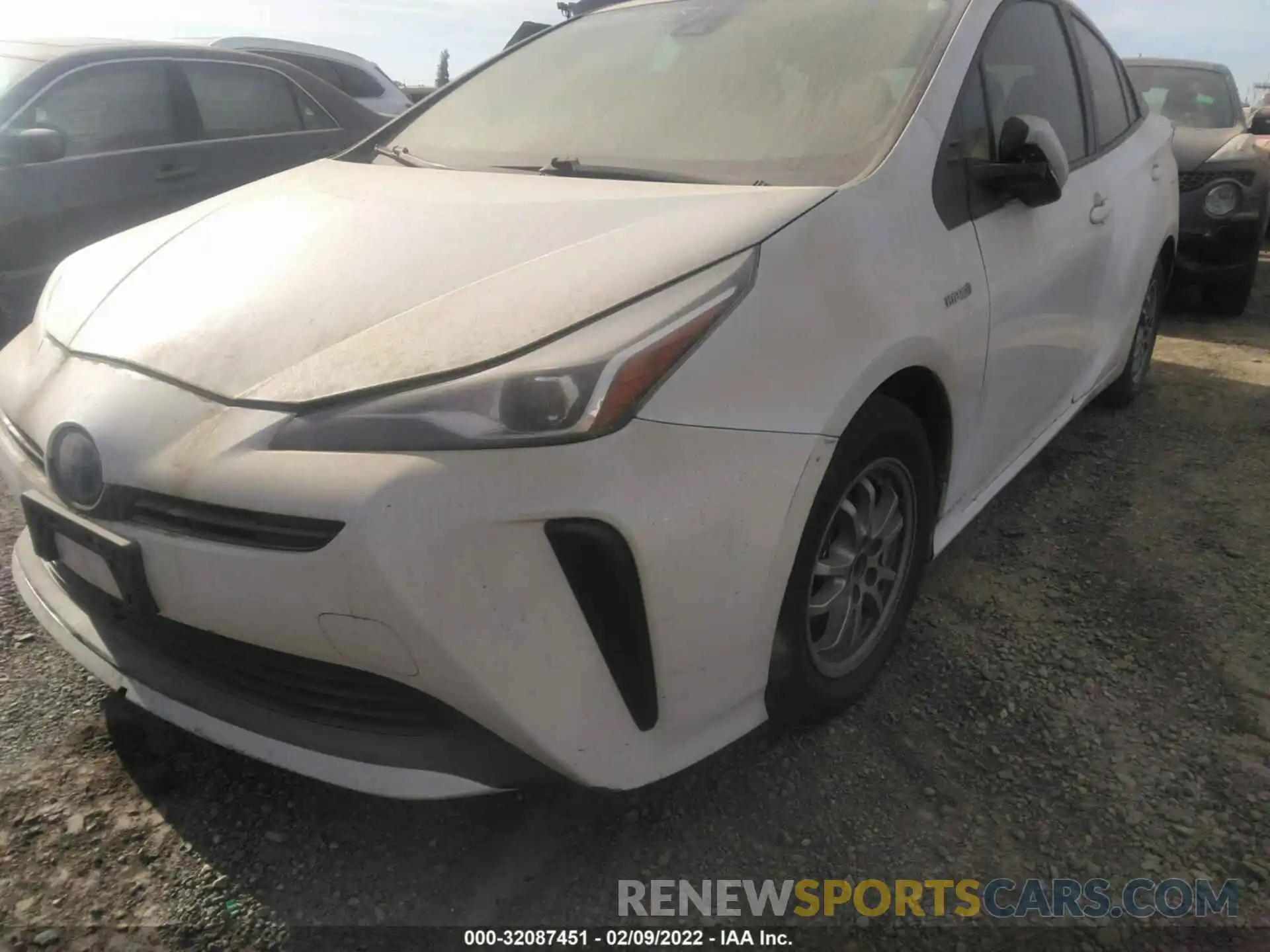 6 Photograph of a damaged car JTDKARFU3K3084921 TOYOTA PRIUS 2019