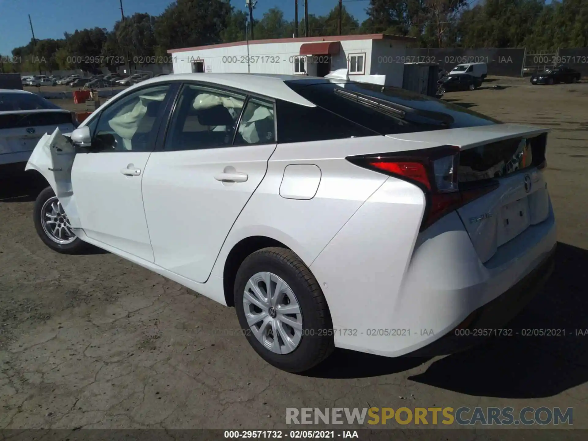 3 Photograph of a damaged car JTDKARFU3K3085406 TOYOTA PRIUS 2019