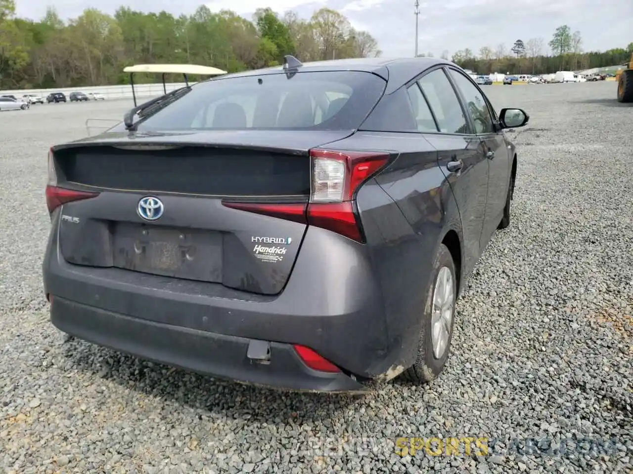 4 Photograph of a damaged car JTDKARFU3K3086233 TOYOTA PRIUS 2019