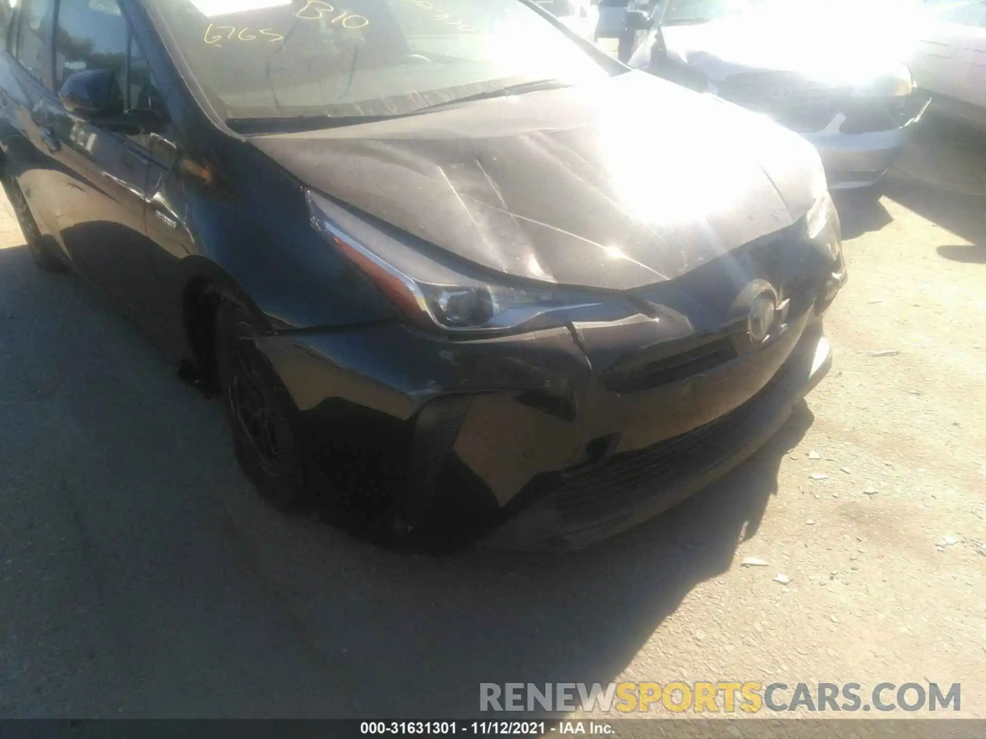 6 Photograph of a damaged car JTDKARFU3K3086765 TOYOTA PRIUS 2019