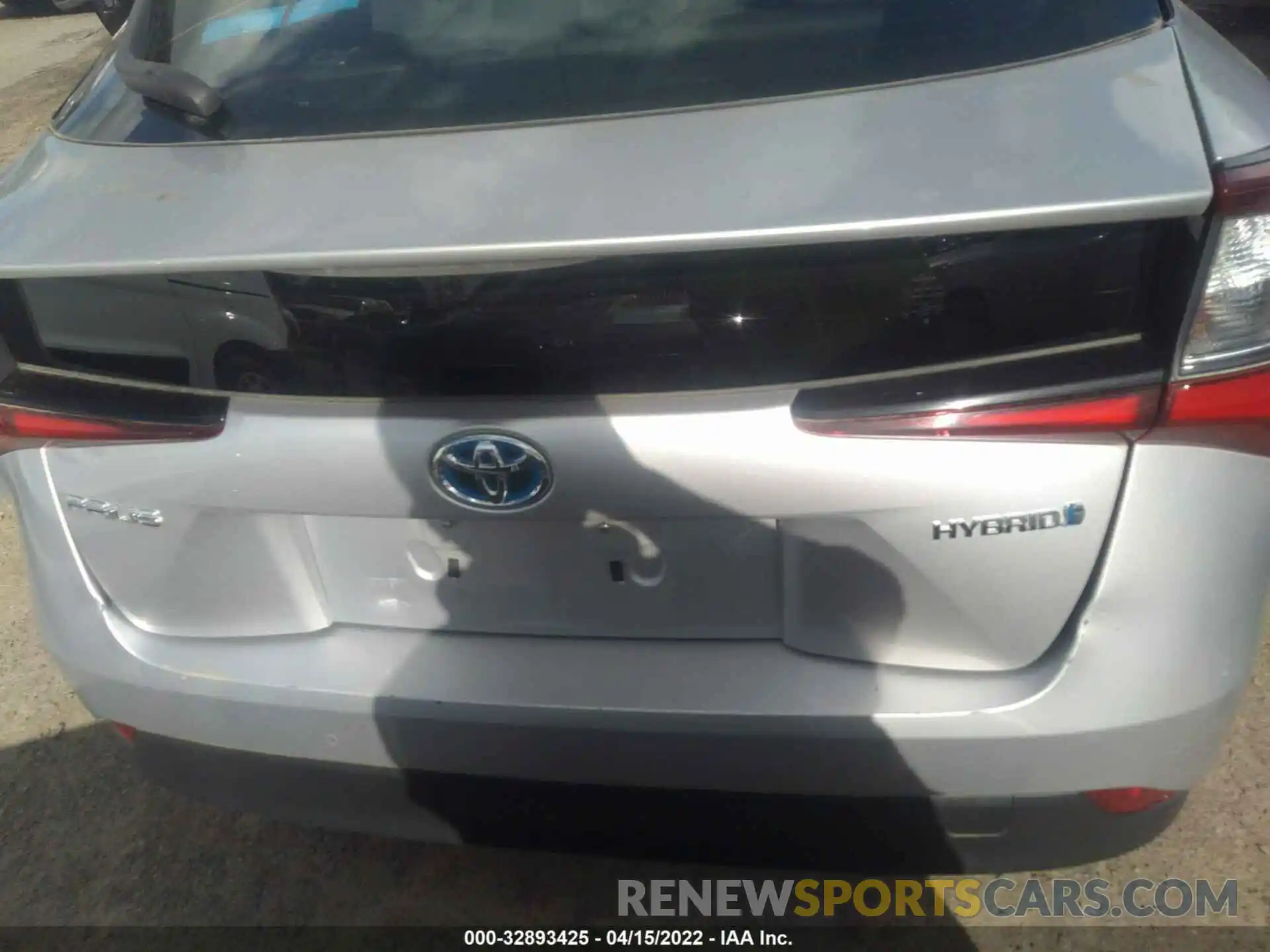 6 Photograph of a damaged car JTDKARFU3K3087074 TOYOTA PRIUS 2019