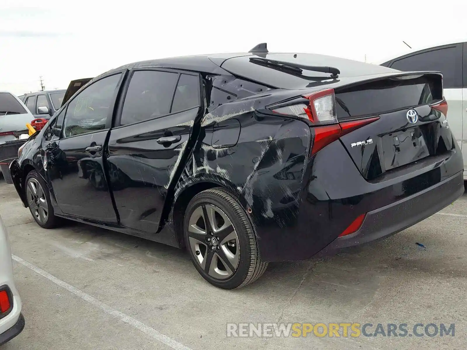 3 Фотография поврежденного автомобиля JTDKARFU3K3089391 TOYOTA PRIUS 2019