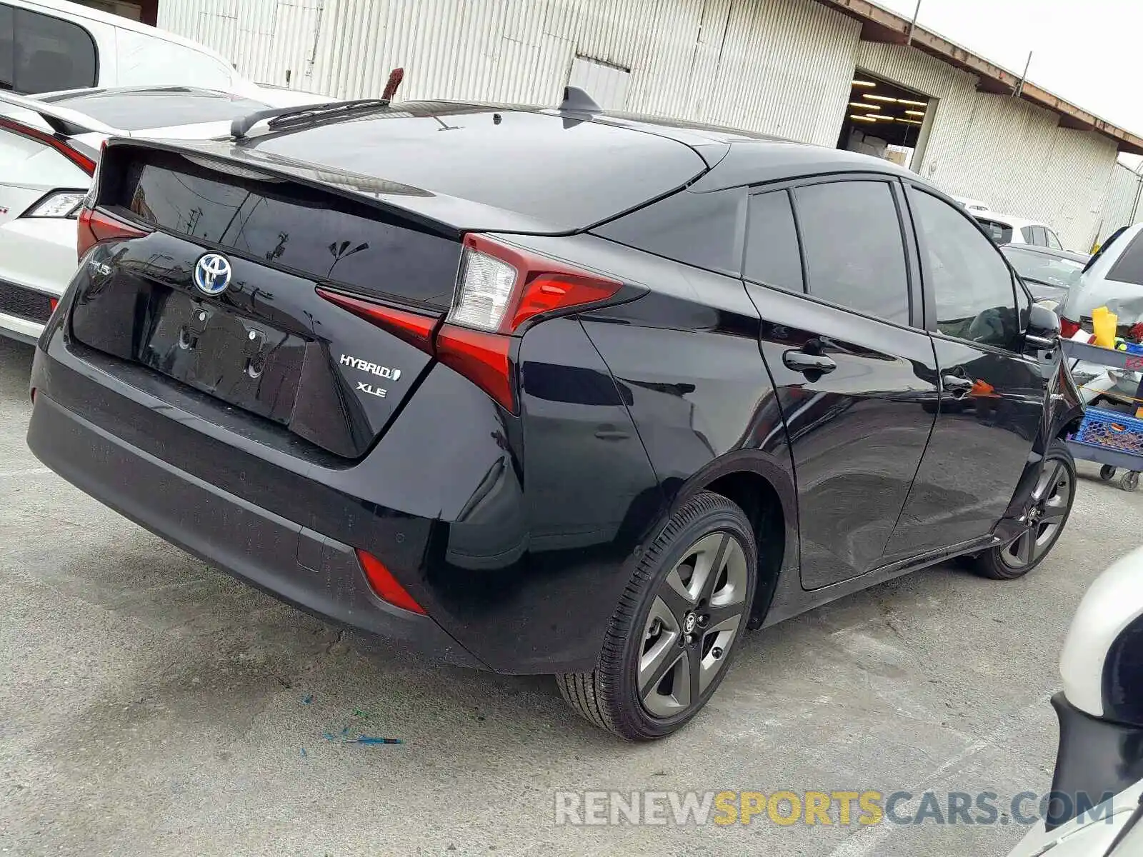 4 Photograph of a damaged car JTDKARFU3K3089391 TOYOTA PRIUS 2019