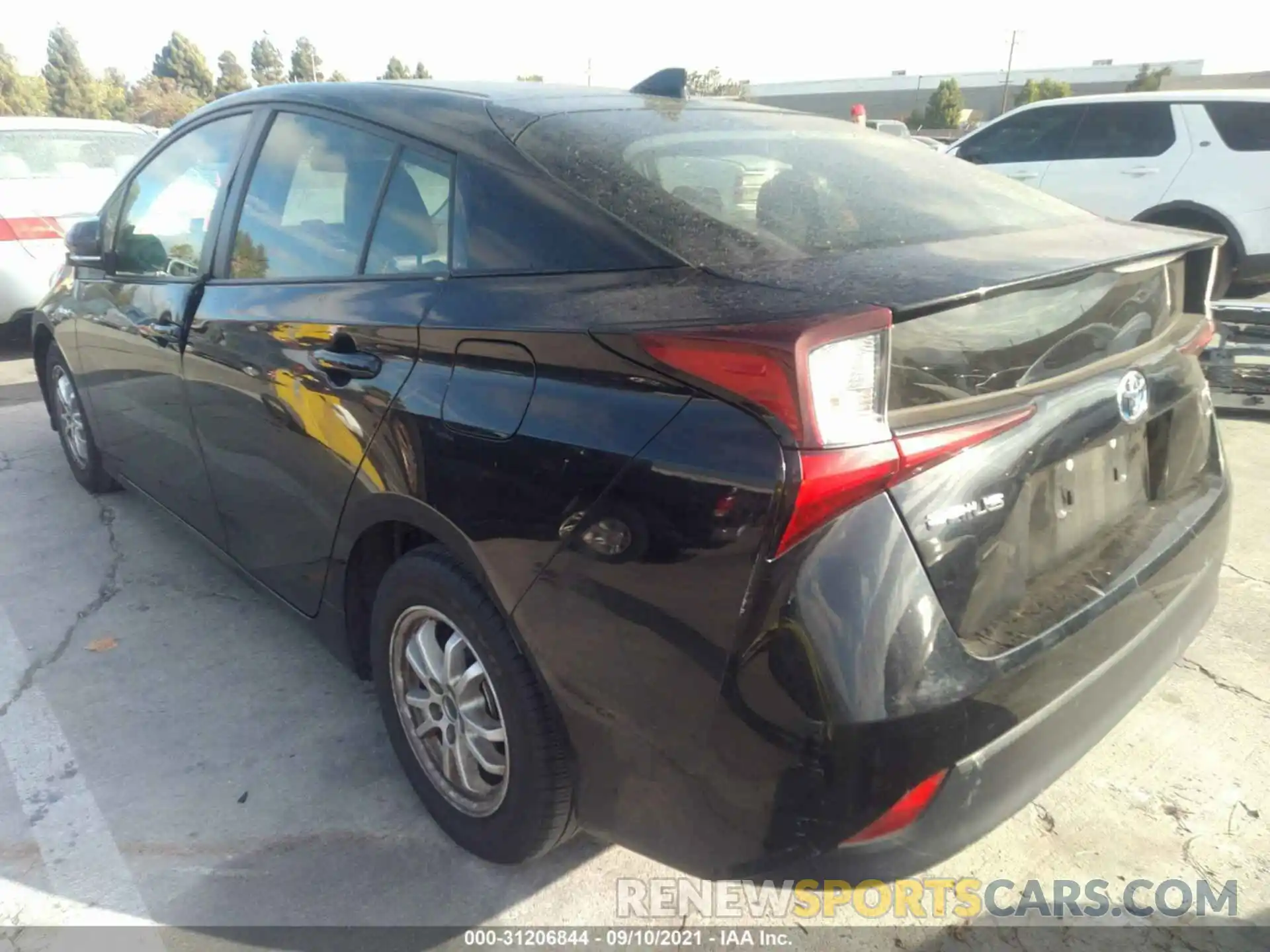 3 Photograph of a damaged car JTDKARFU3K3092677 TOYOTA PRIUS 2019