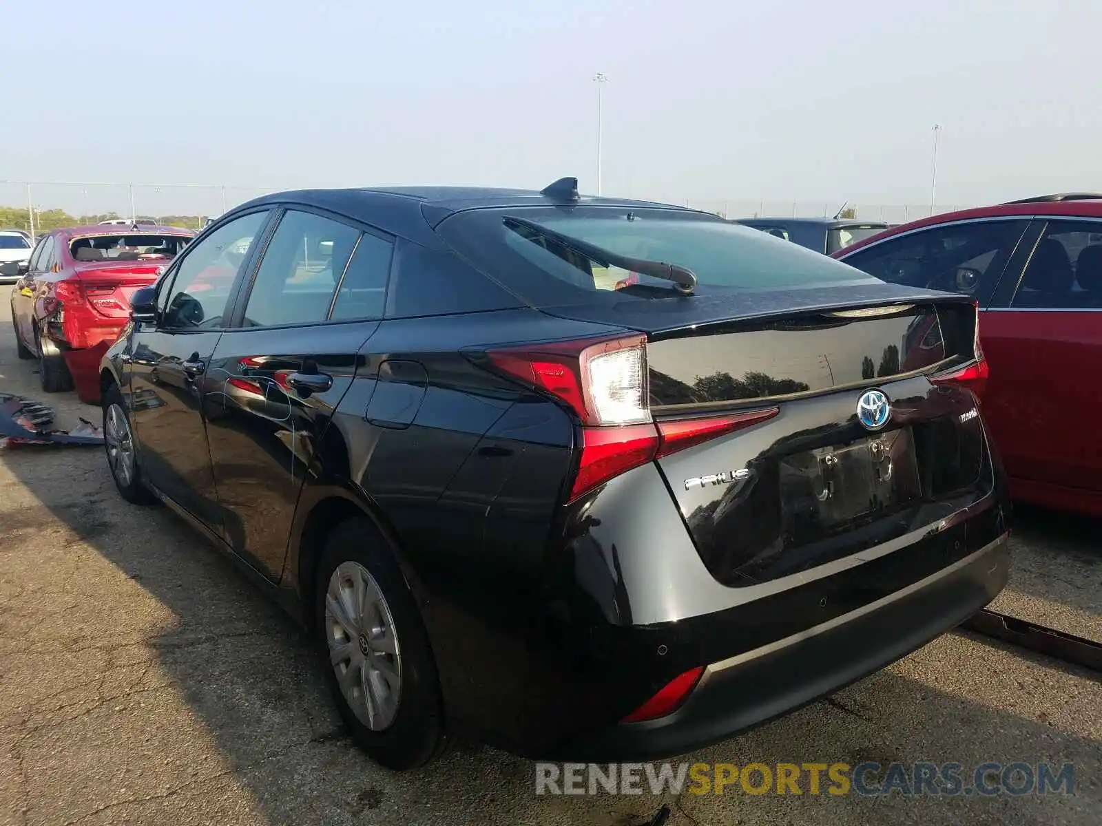 3 Photograph of a damaged car JTDKARFU3K3092775 TOYOTA PRIUS 2019