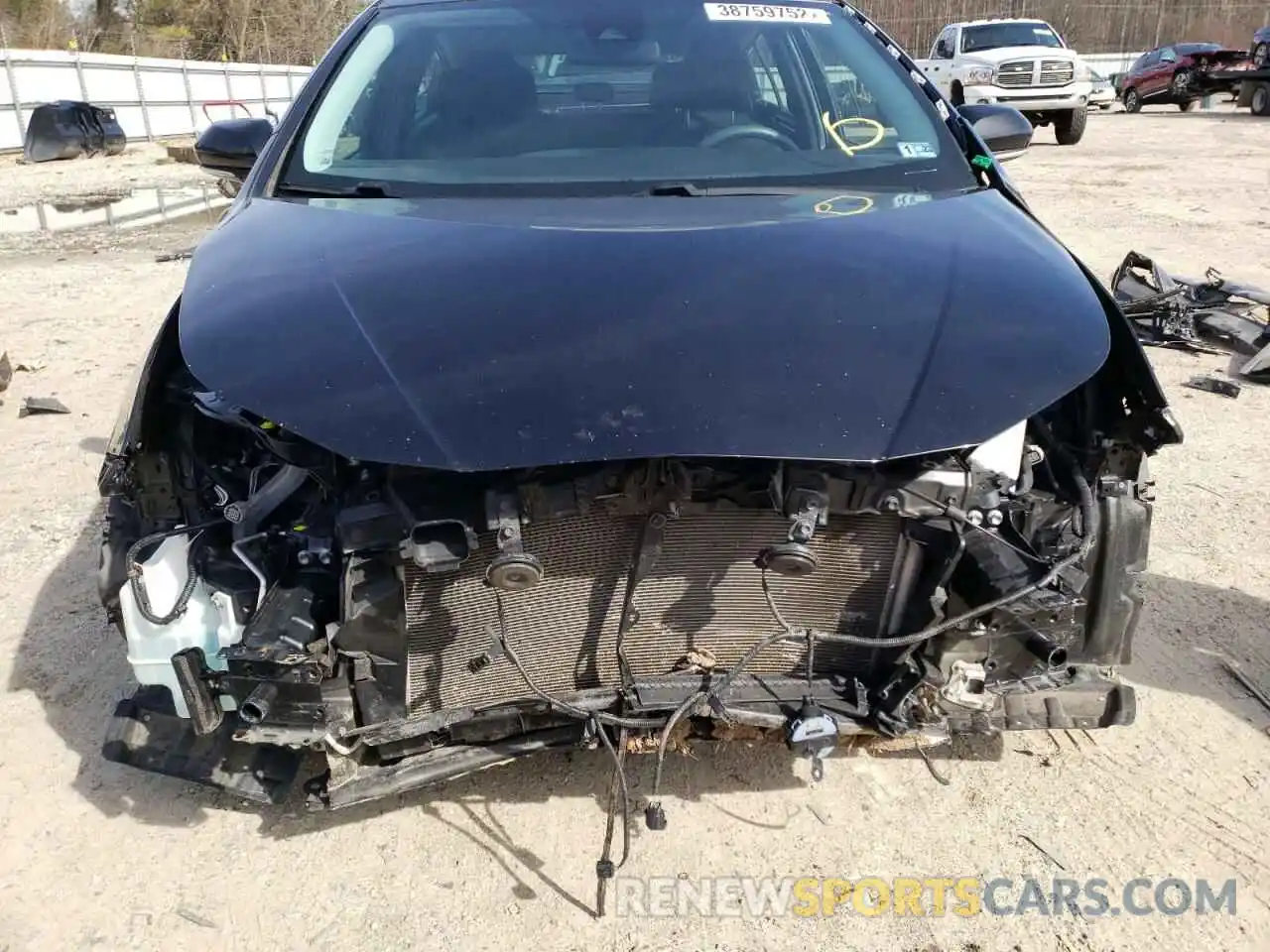 9 Photograph of a damaged car JTDKARFU3K3097328 TOYOTA PRIUS 2019