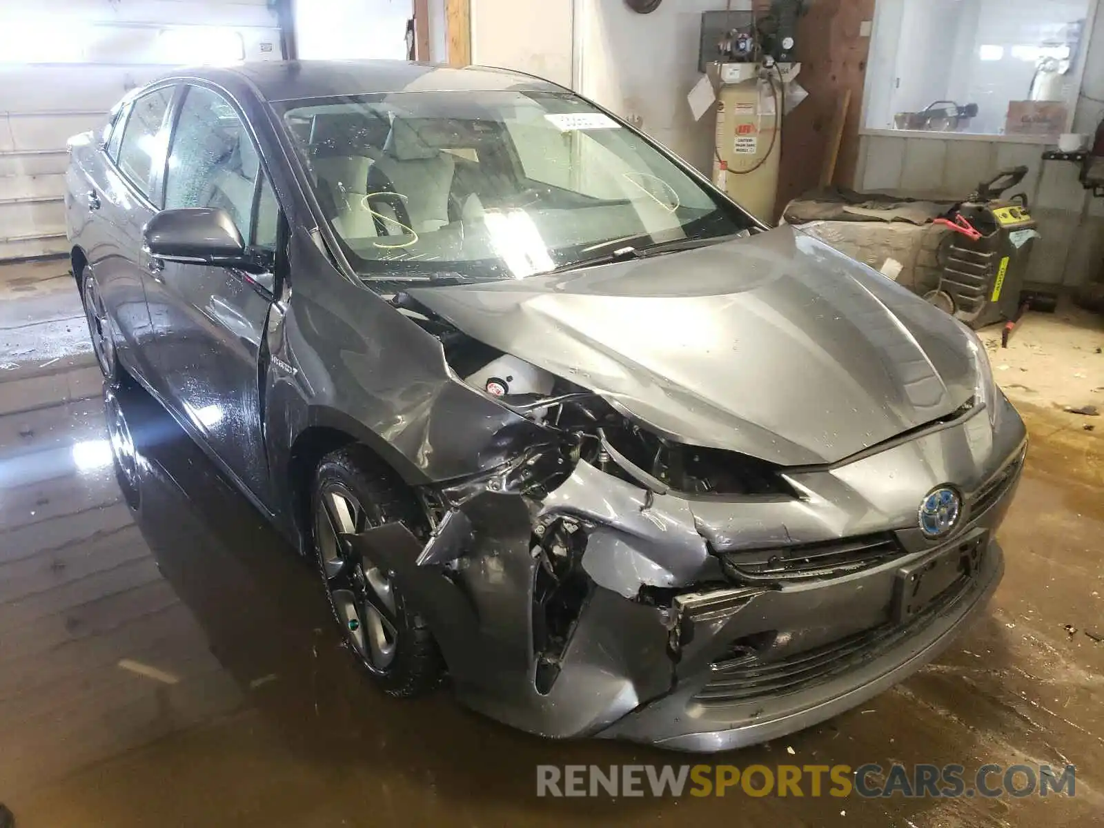 1 Photograph of a damaged car JTDKARFU3K3097720 TOYOTA PRIUS 2019