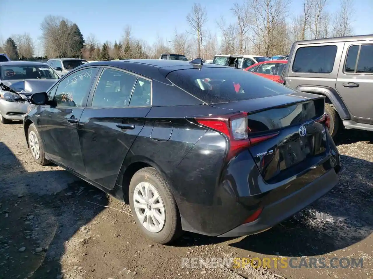 3 Photograph of a damaged car JTDKARFU3K3098236 TOYOTA PRIUS 2019