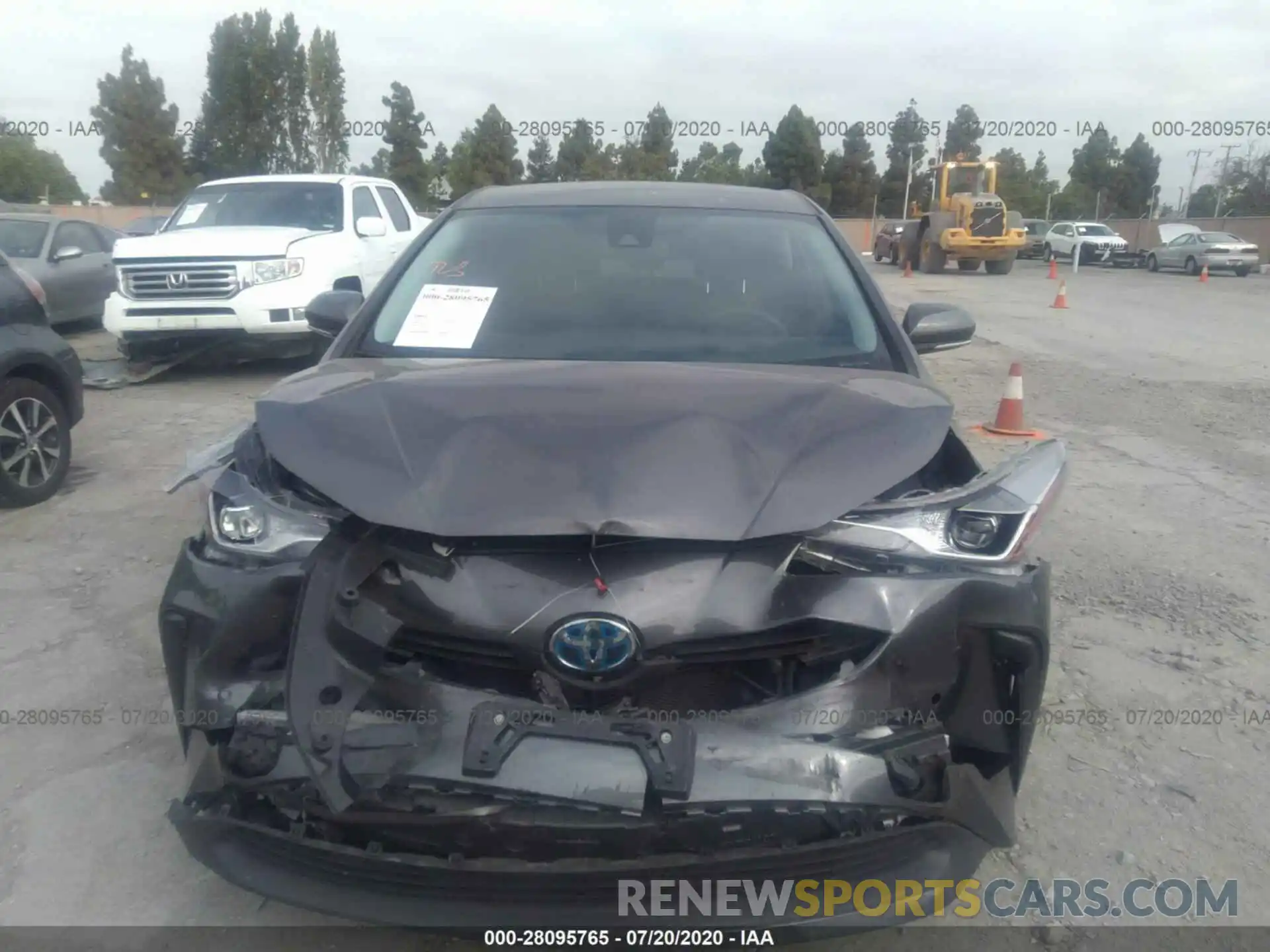 6 Photograph of a damaged car JTDKARFU3K3099256 TOYOTA PRIUS 2019