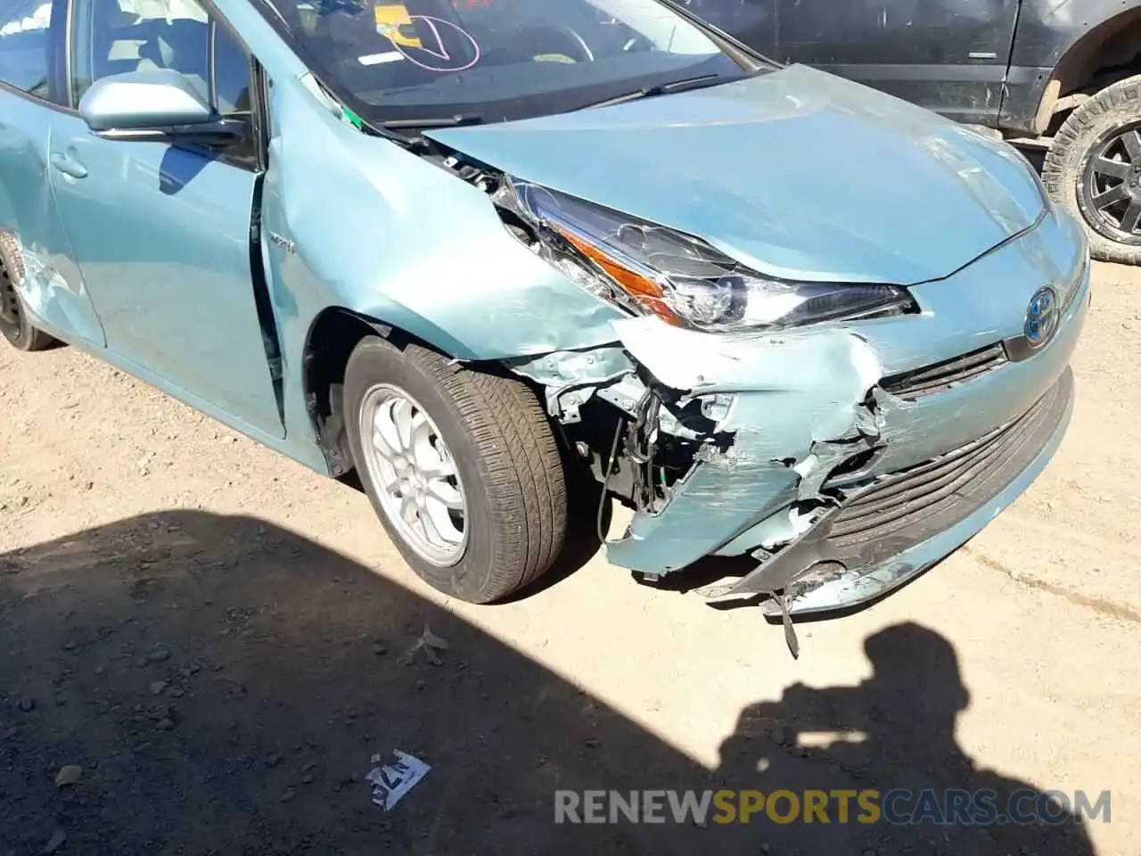 9 Photograph of a damaged car JTDKARFU3K3100132 TOYOTA PRIUS 2019