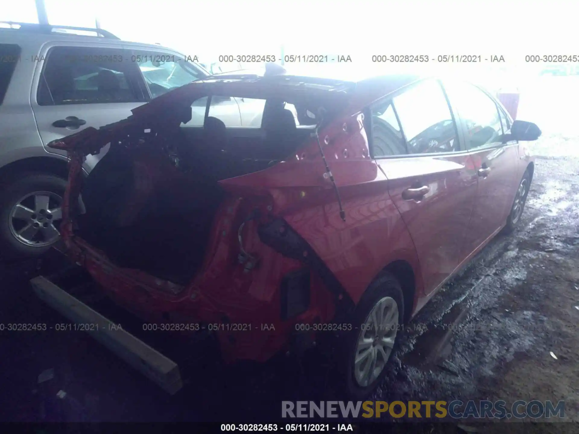 4 Photograph of a damaged car JTDKARFU3K3101278 TOYOTA PRIUS 2019