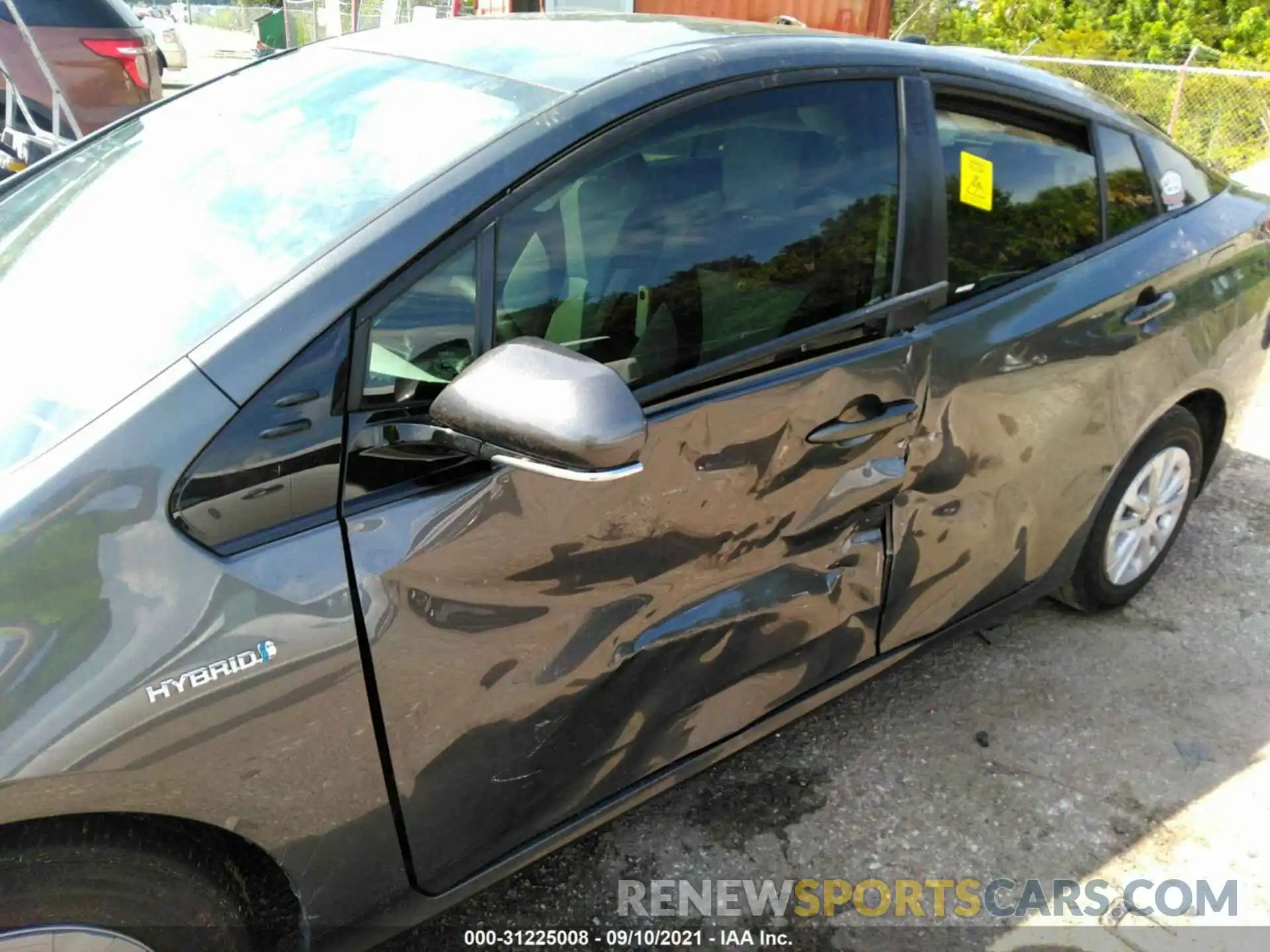 6 Photograph of a damaged car JTDKARFU3K3101765 TOYOTA PRIUS 2019