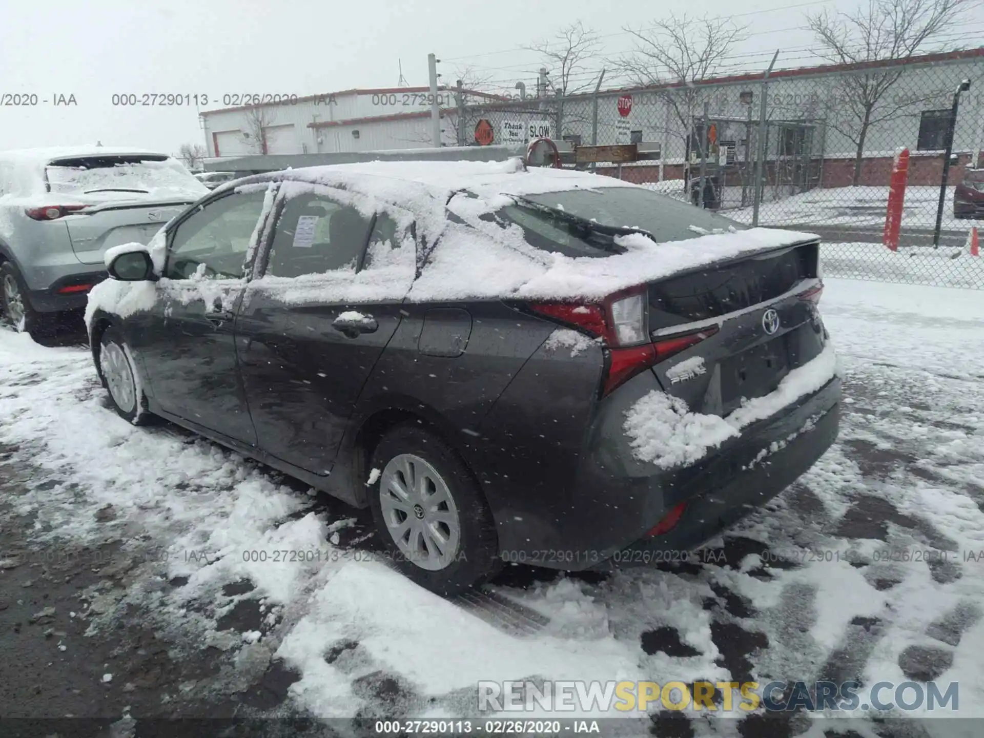 3 Photograph of a damaged car JTDKARFU4K3070428 TOYOTA PRIUS 2019