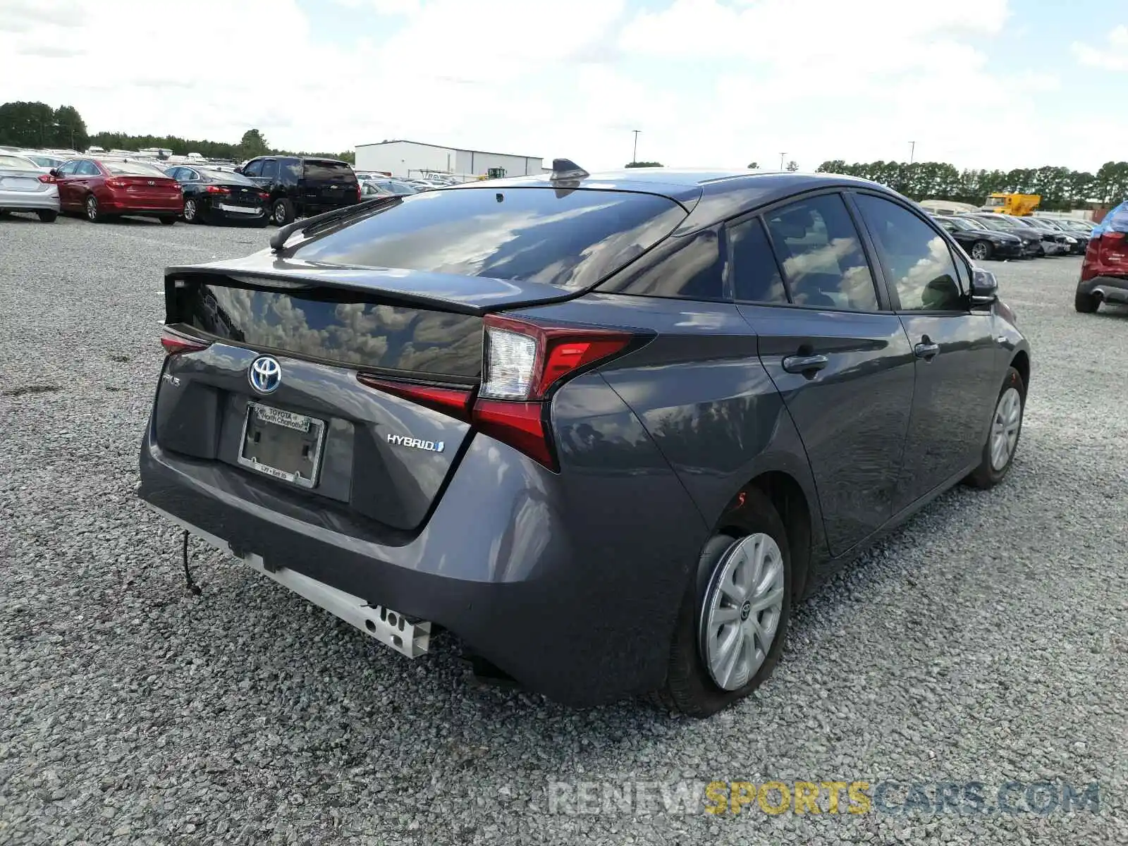 4 Photograph of a damaged car JTDKARFU4K3071319 TOYOTA PRIUS 2019