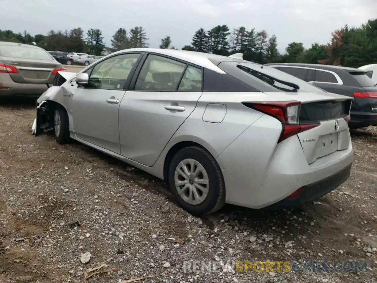 3 Photograph of a damaged car JTDKARFU4K3076939 TOYOTA PRIUS 2019