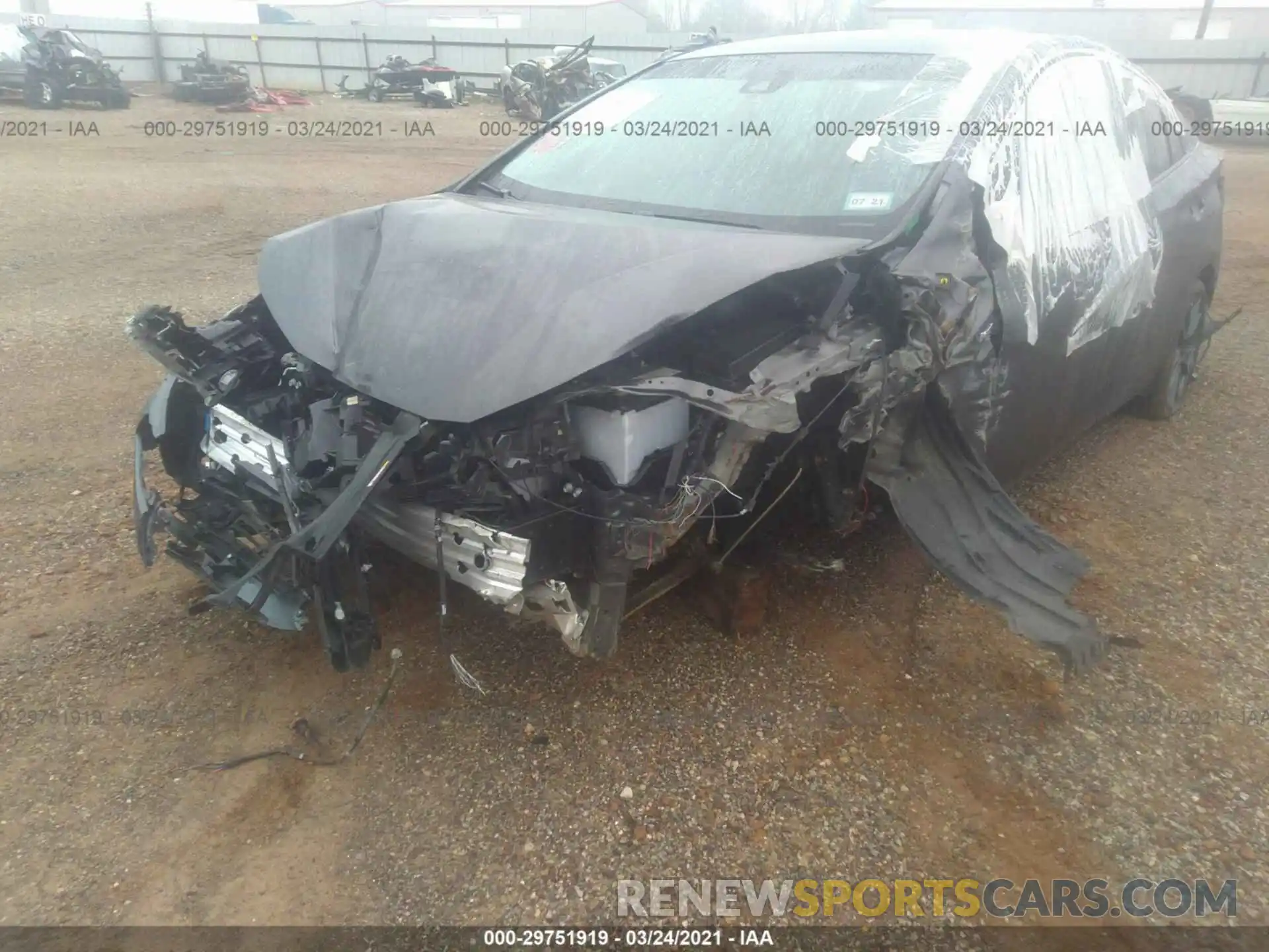 6 Photograph of a damaged car JTDKARFU4K3078366 TOYOTA PRIUS 2019