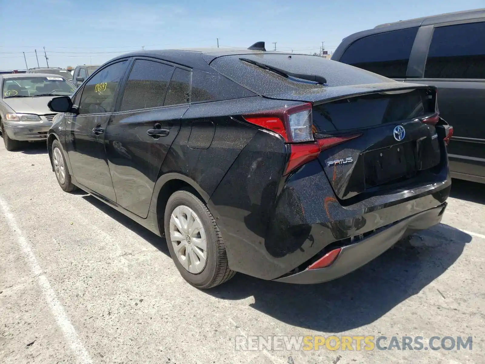 3 Photograph of a damaged car JTDKARFU4K3084538 TOYOTA PRIUS 2019