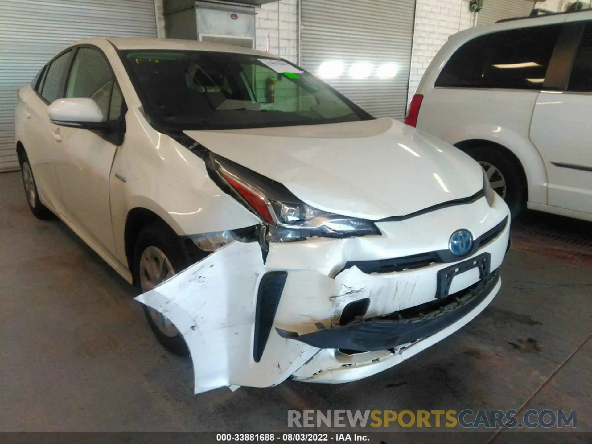 6 Photograph of a damaged car JTDKARFU4K3090873 TOYOTA PRIUS 2019